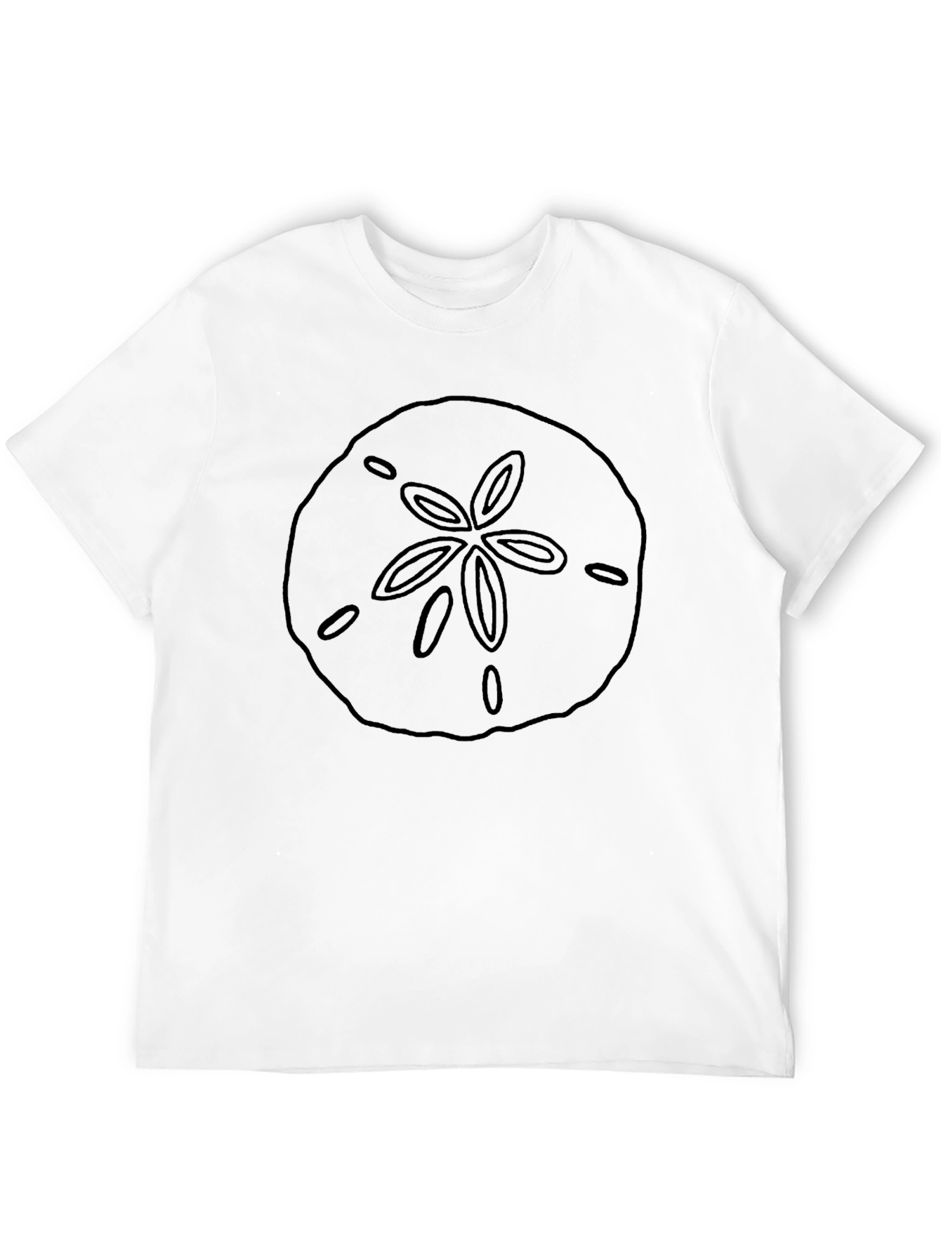 Sand Dollar Graphic Tee - Coastal Style