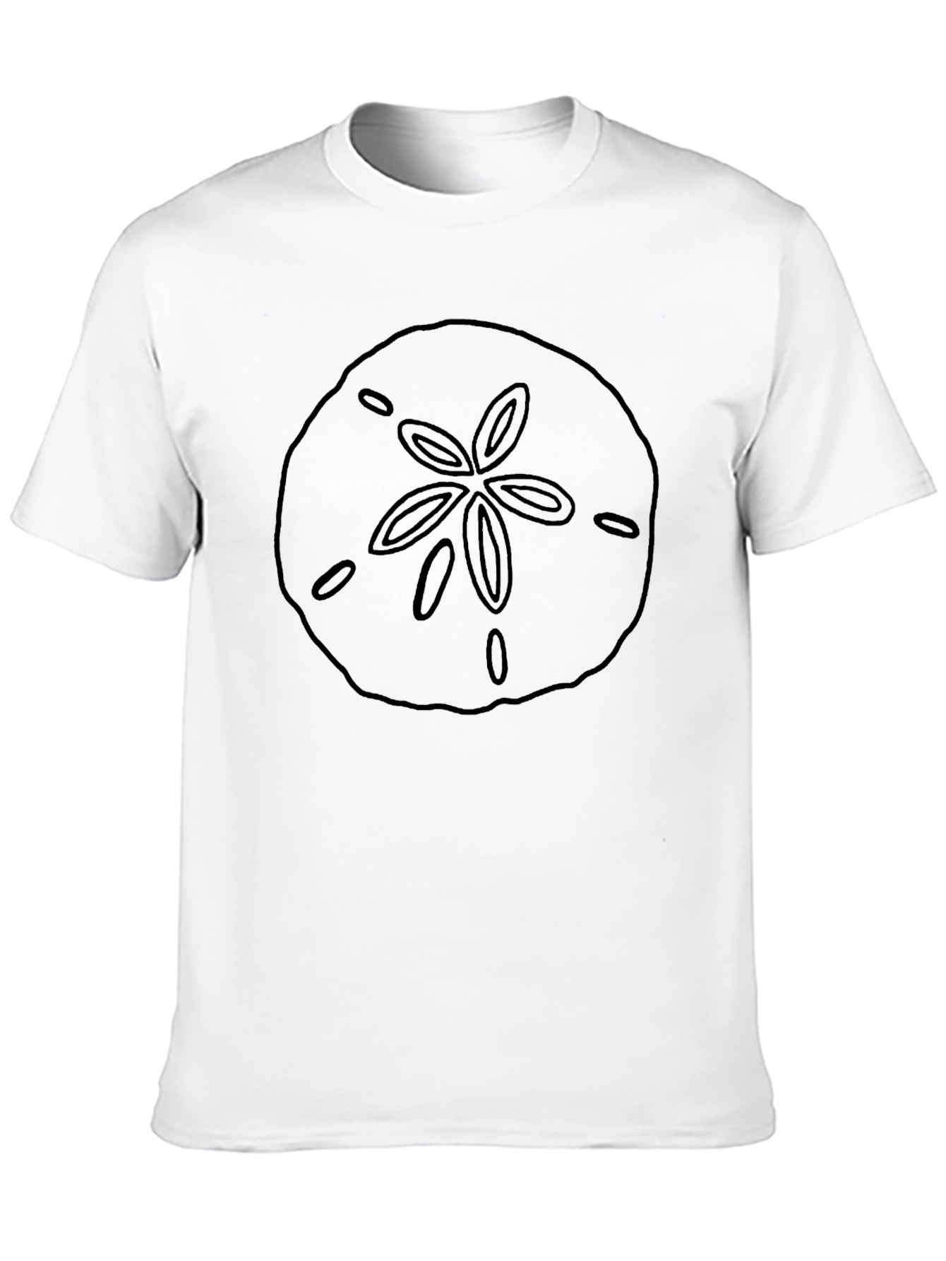 Sand Dollar Graphic Tee - Coastal Style
