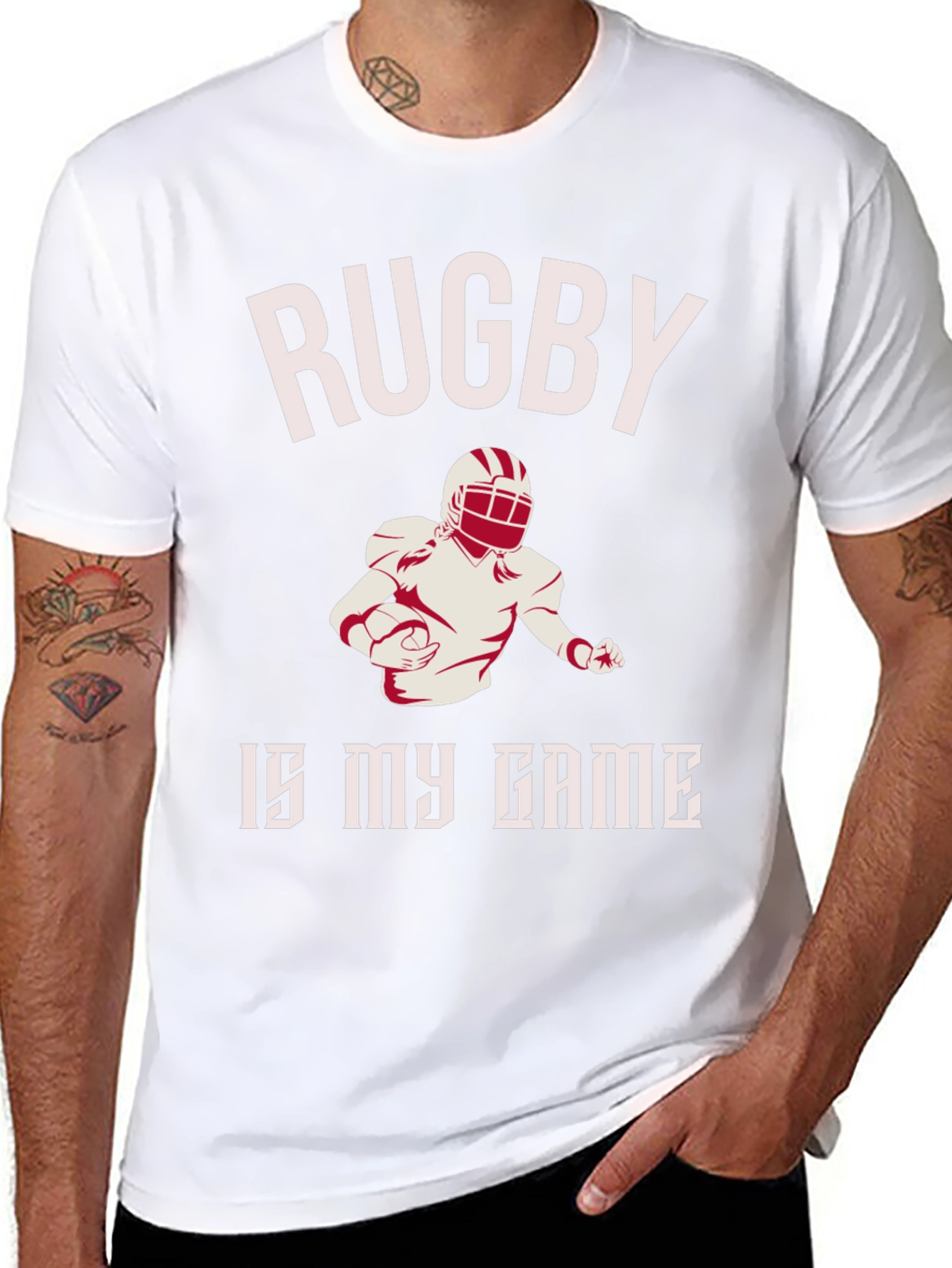 Rugby Is My Game Graphic Tee