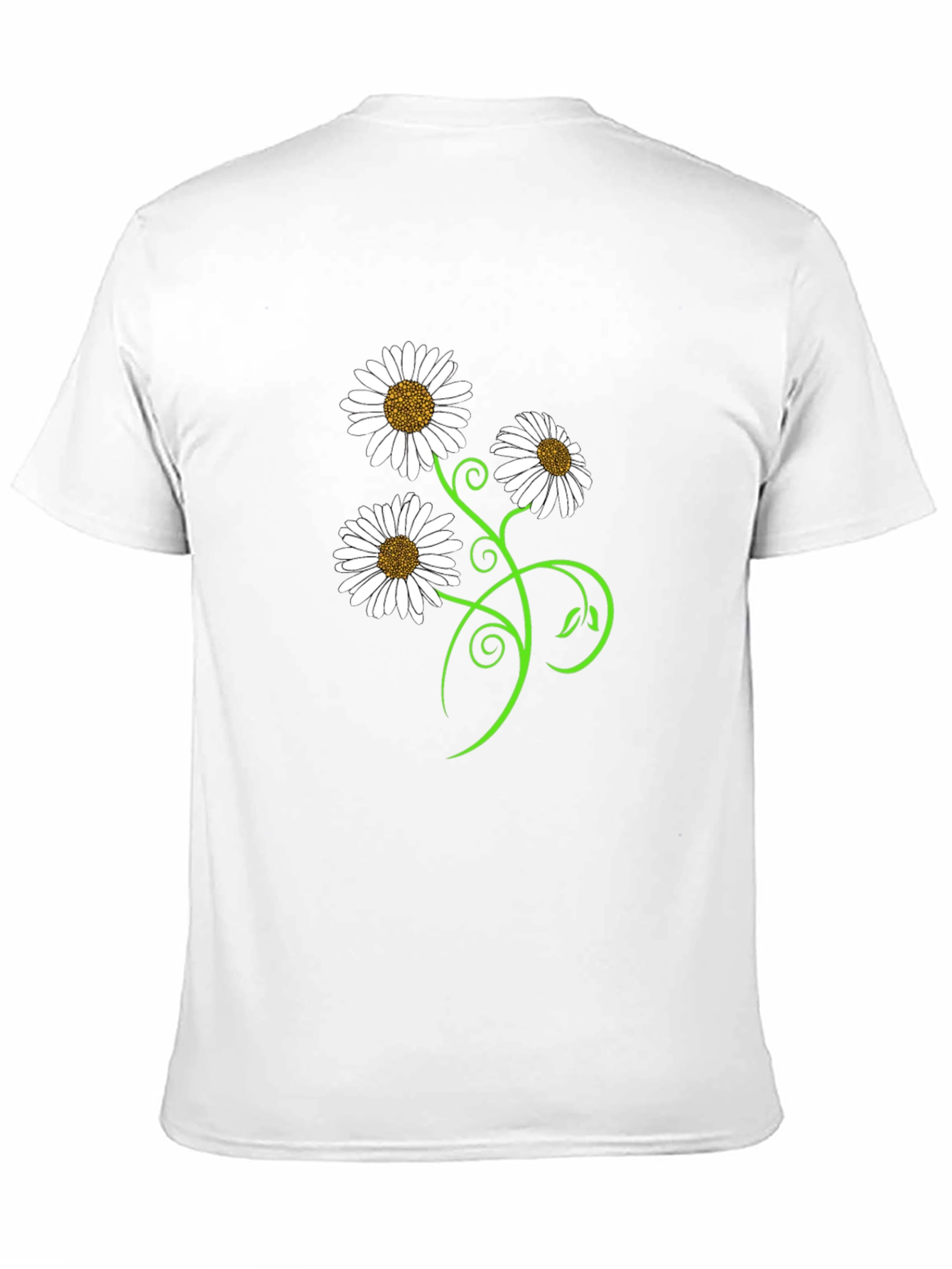 Daisy Flower Vine Graphic T-Shirt
