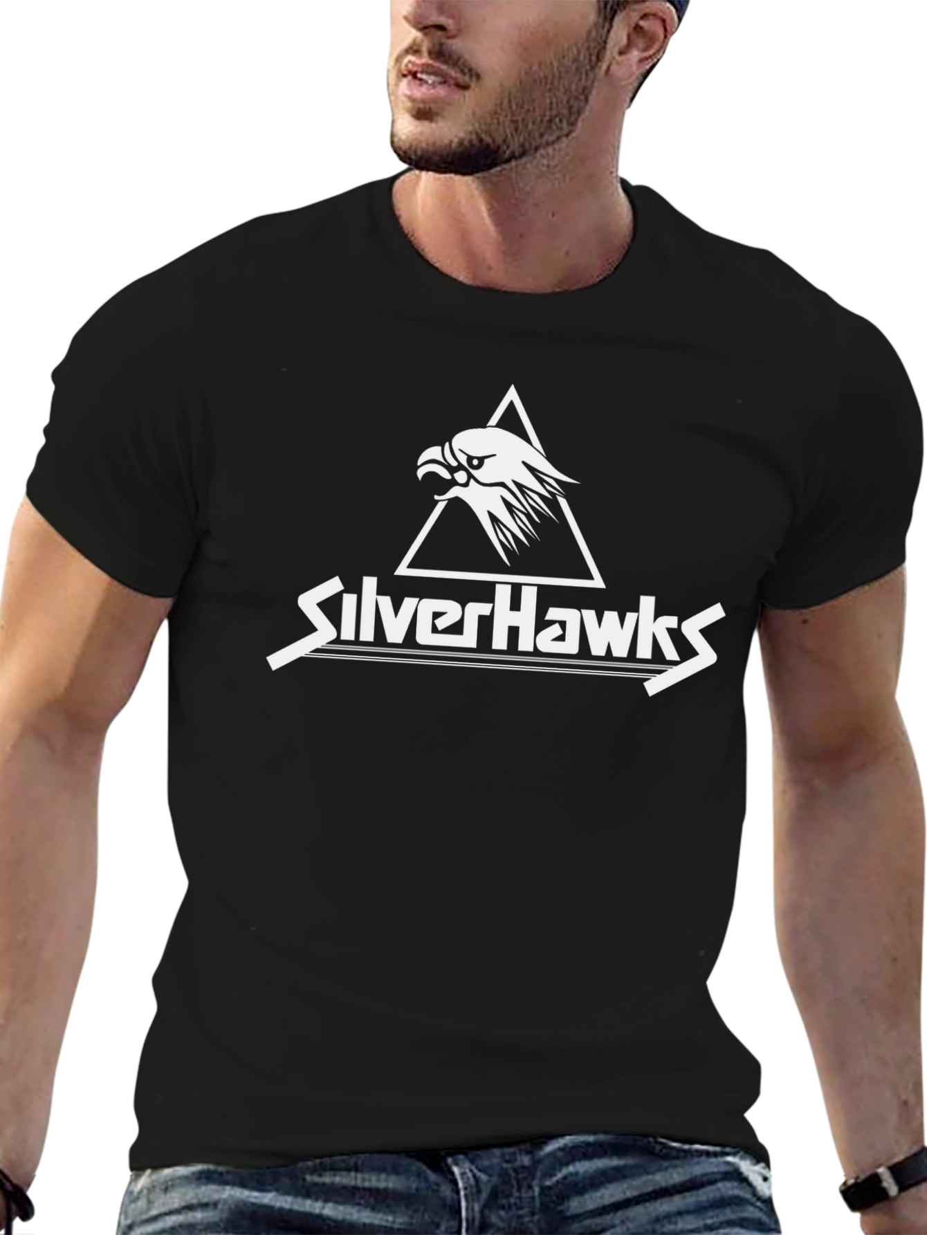 SilverHawks Graphic T-Shirt - Classic Cartoon Tee
