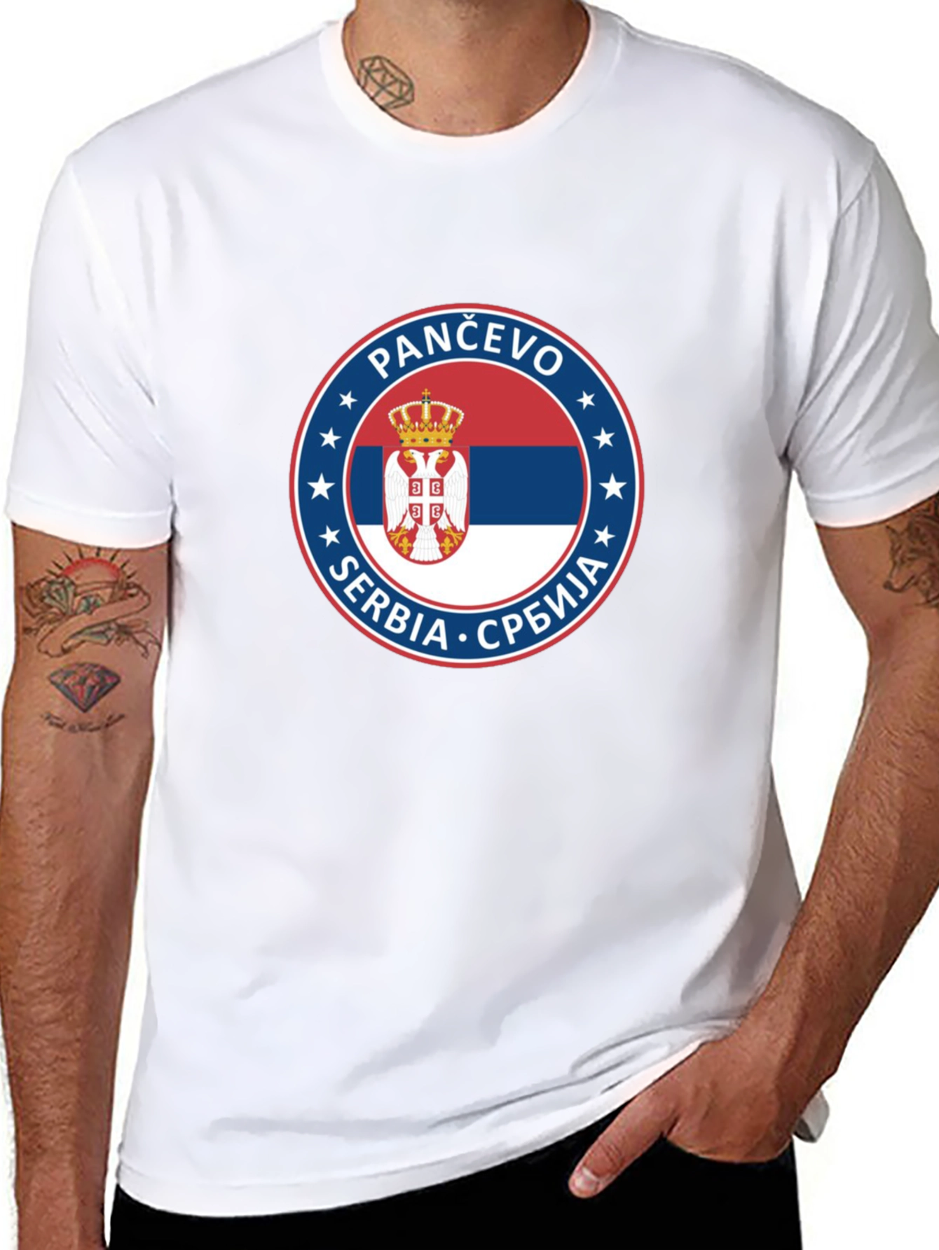 Pančevo Serbia Pride Black T-Shirt