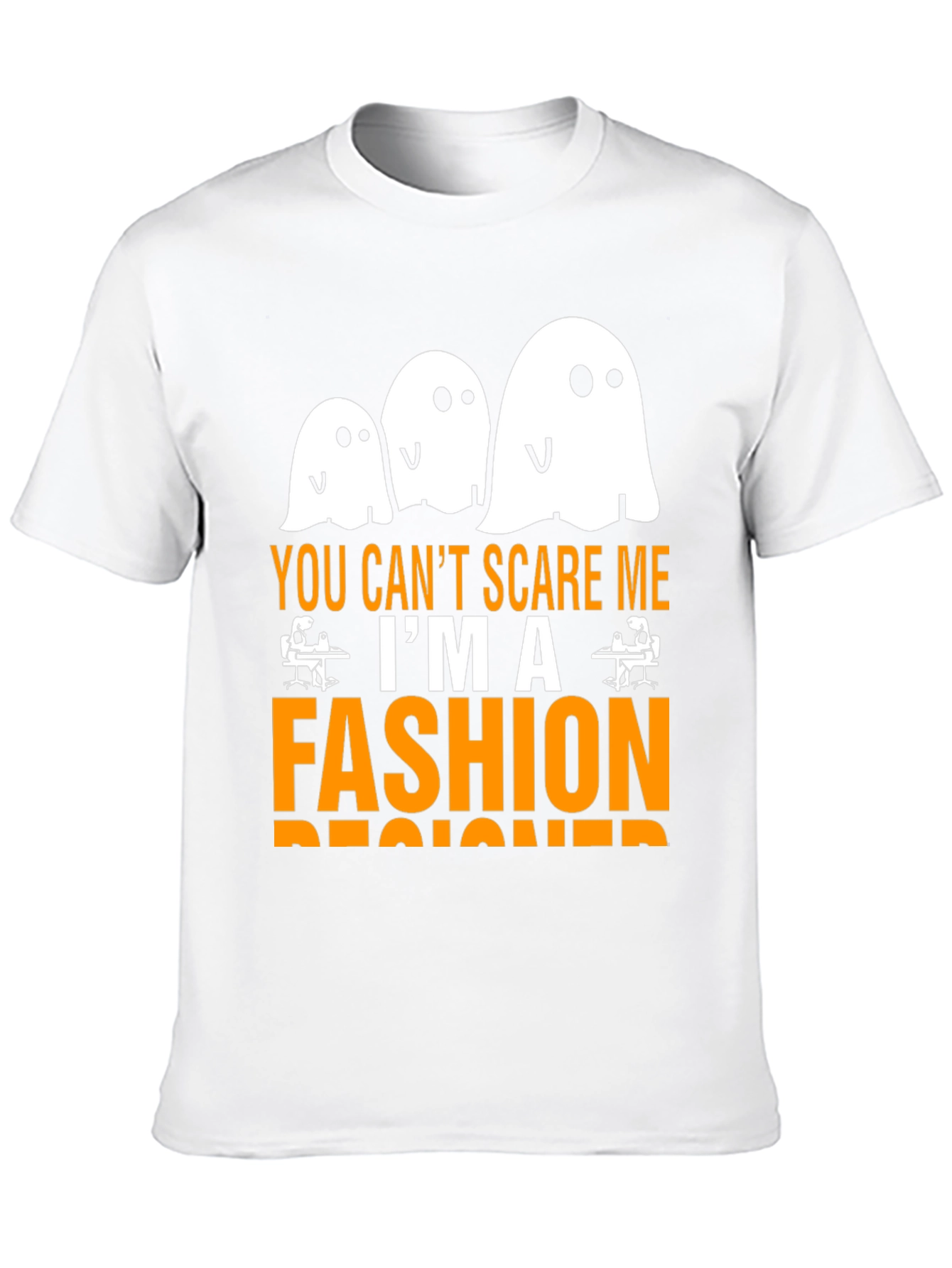 Funny Fashion Designer Halloween Ghost T-Shirt