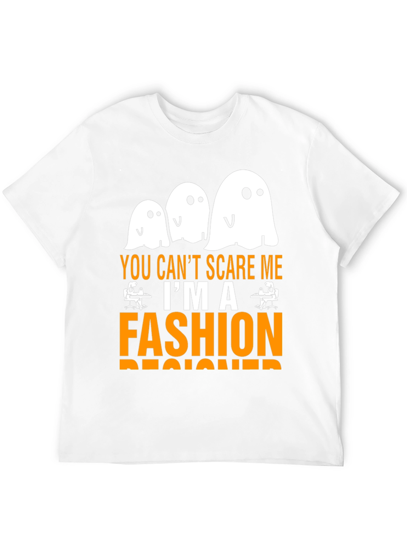 Funny Fashion Designer Halloween Ghost T-Shirt