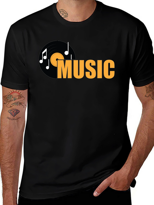 Music Vinyl Record Graphic T-Shirt