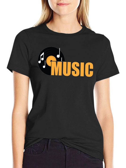 Music Vinyl Record Graphic T-Shirt