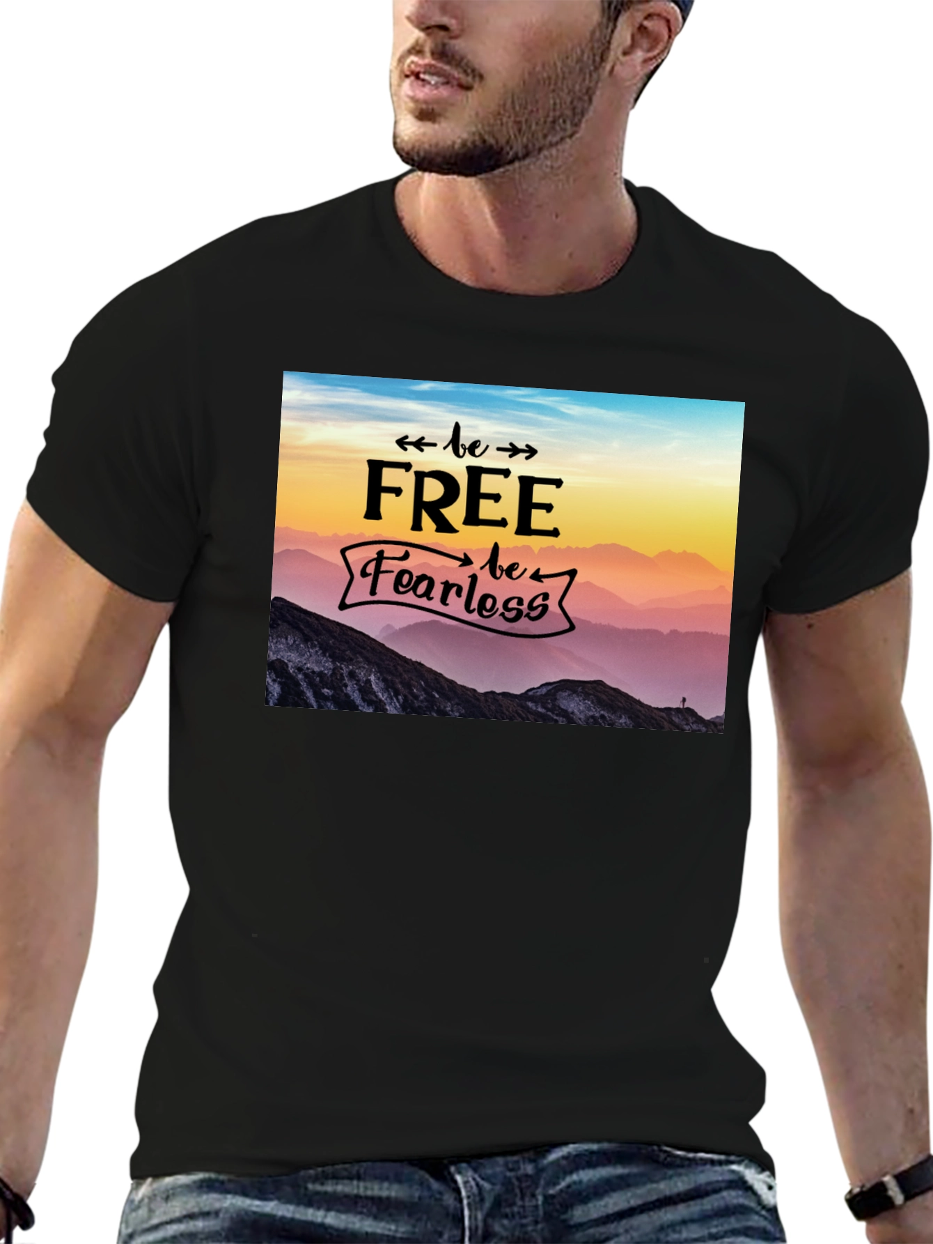 Be Free Be Fearless Graphic Tee