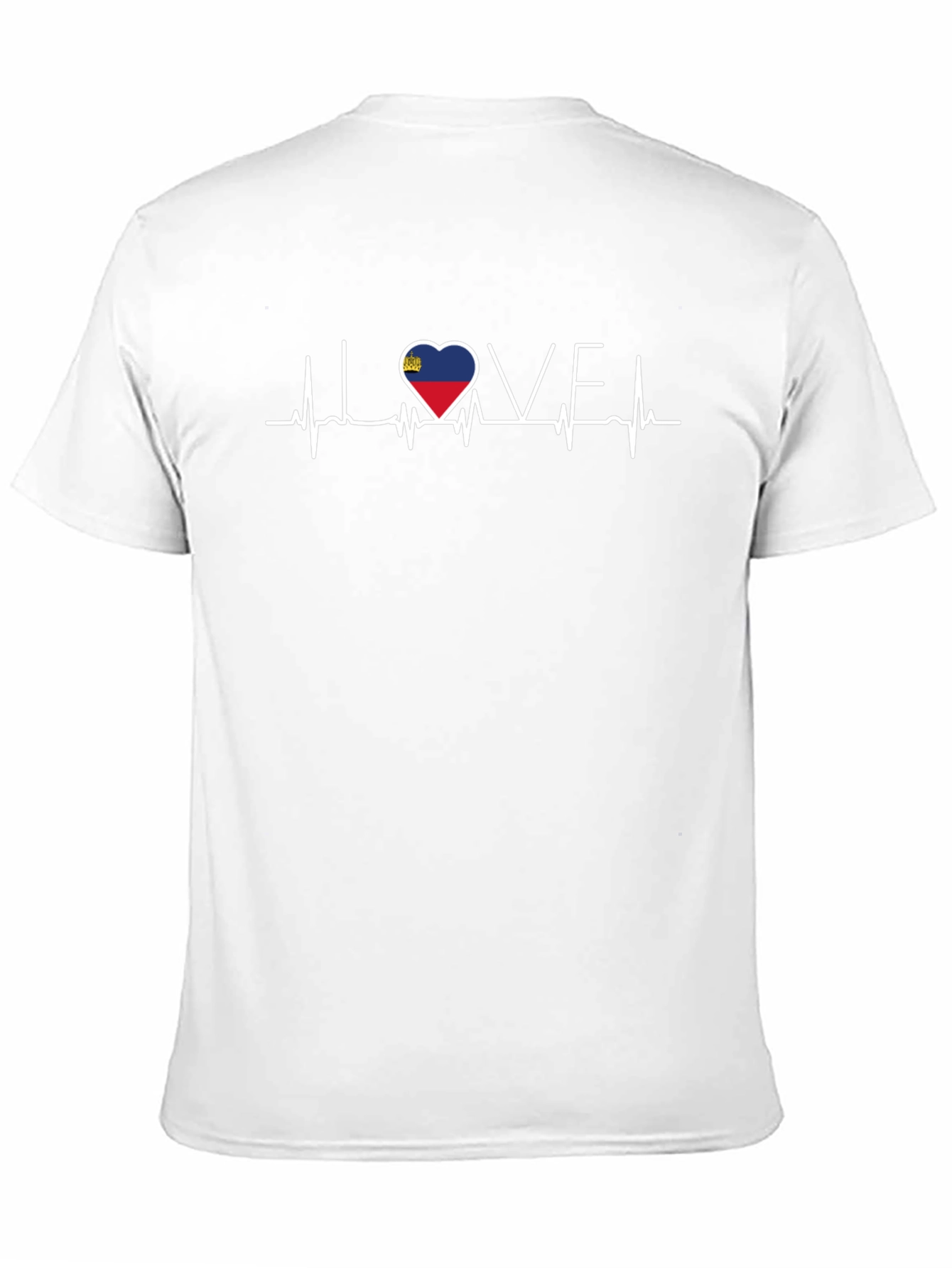 Liechtenstein Heartbeat Love T-Shirt