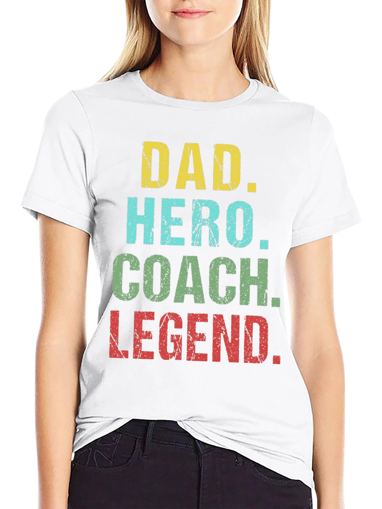 Dad Hero Coach Legend T-Shirt