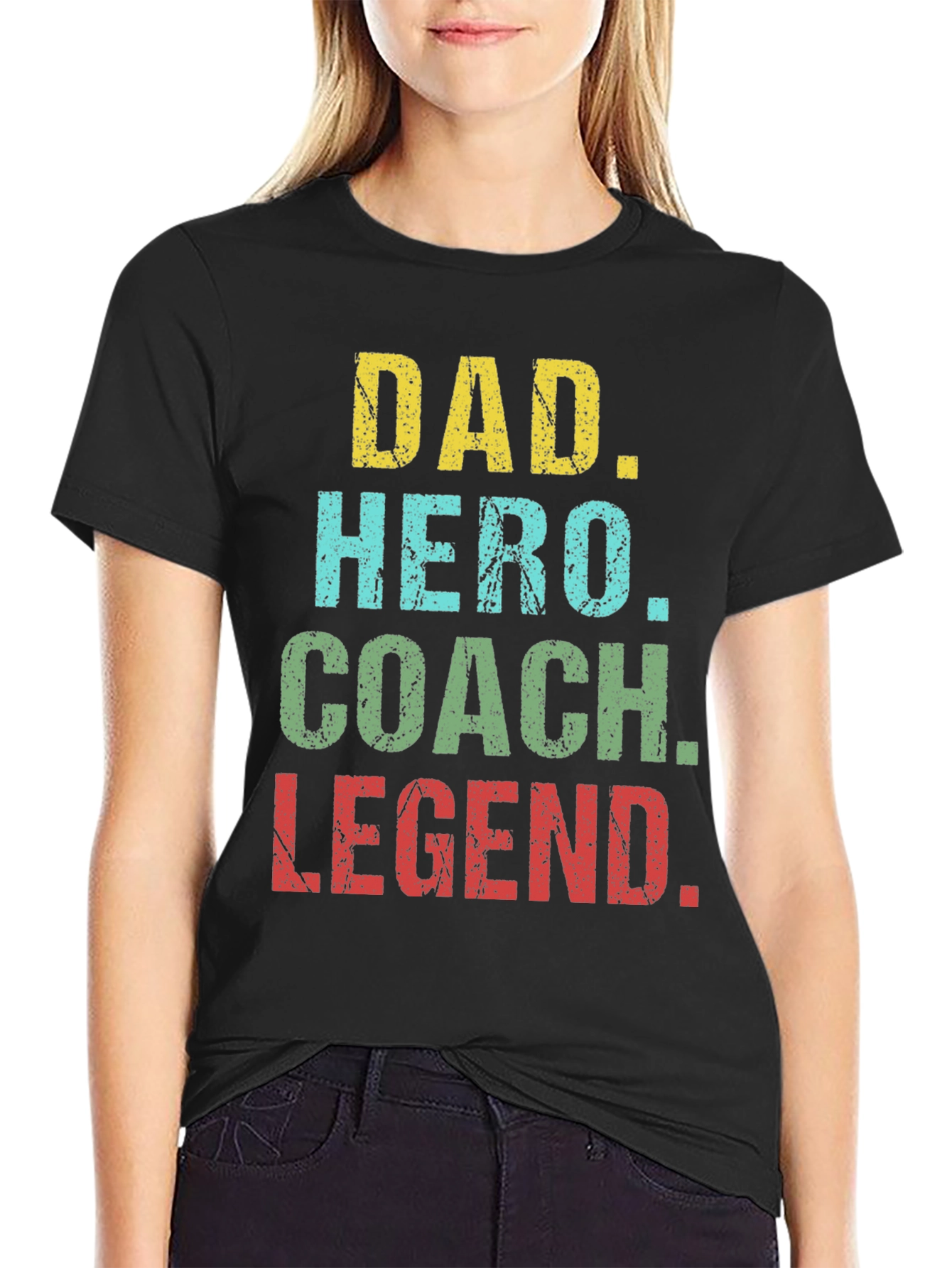 Dad Hero Coach Legend T-Shirt