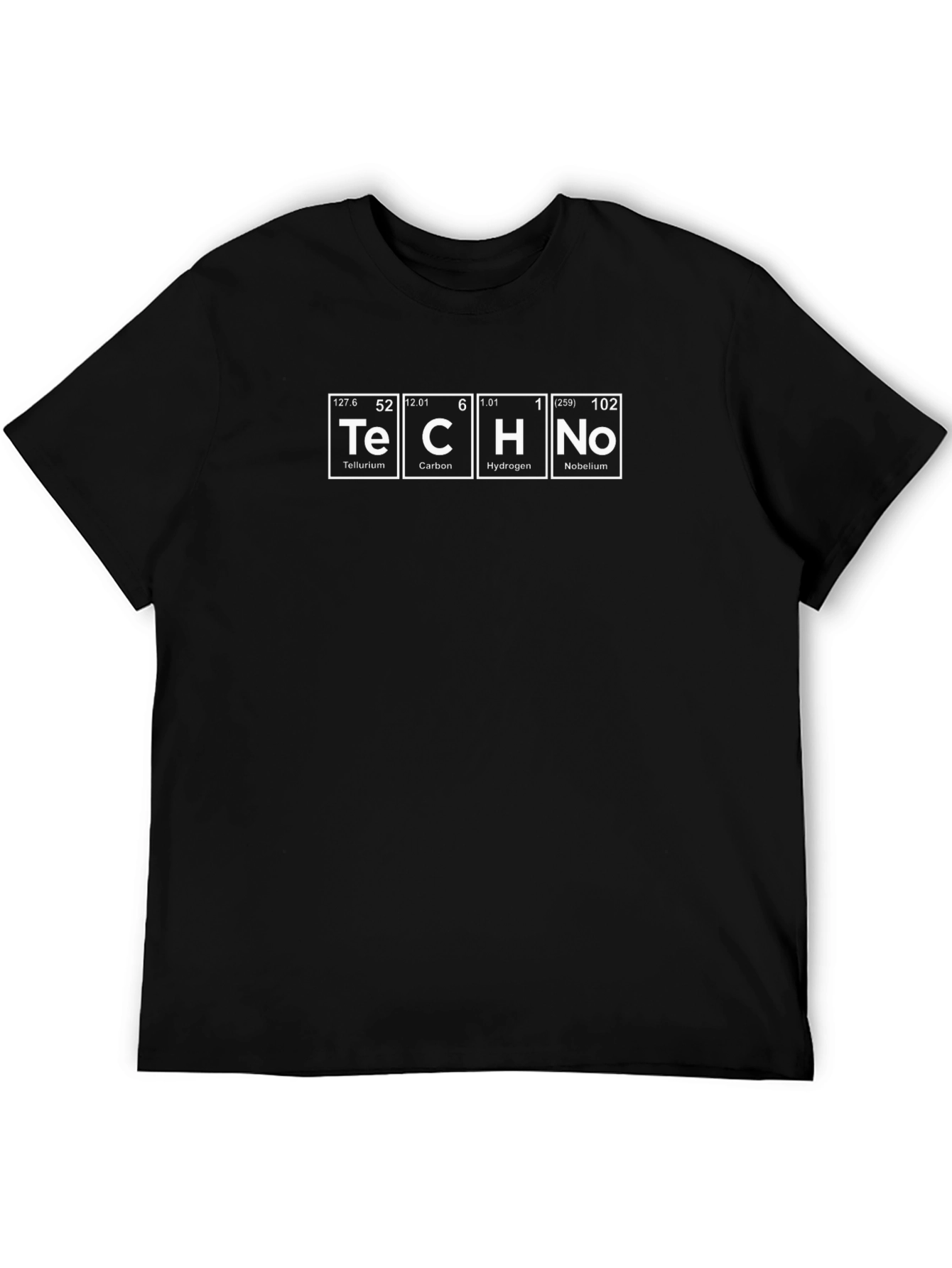 TECHNO Elements T-Shirt - Periodic Table Graphic Tee