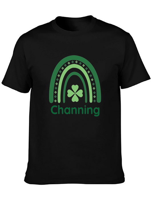 Channing St. Patricks Day Rainbow Shamrock T-Shirt