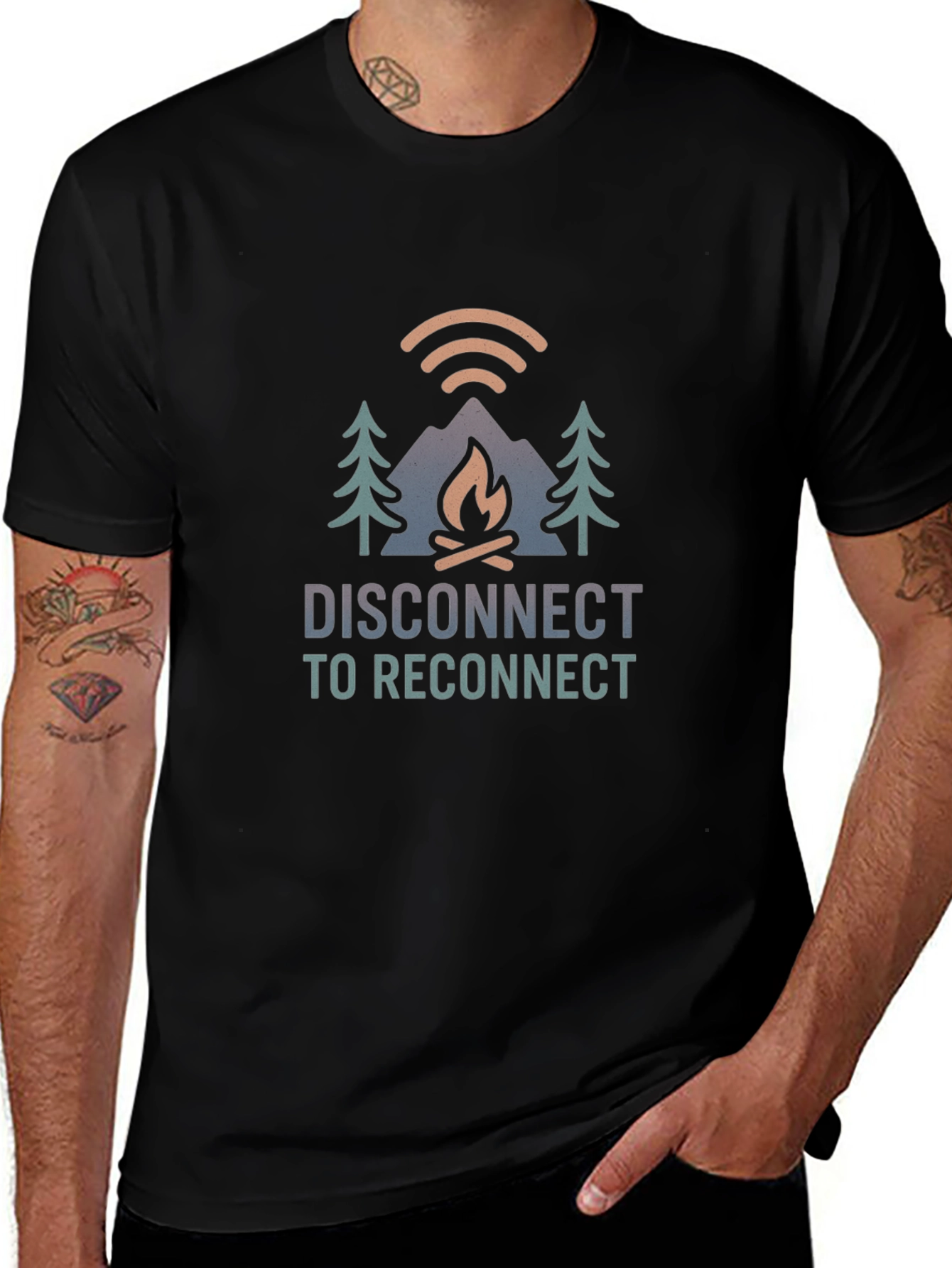 Disconnect to Reconnect Graphic Tee