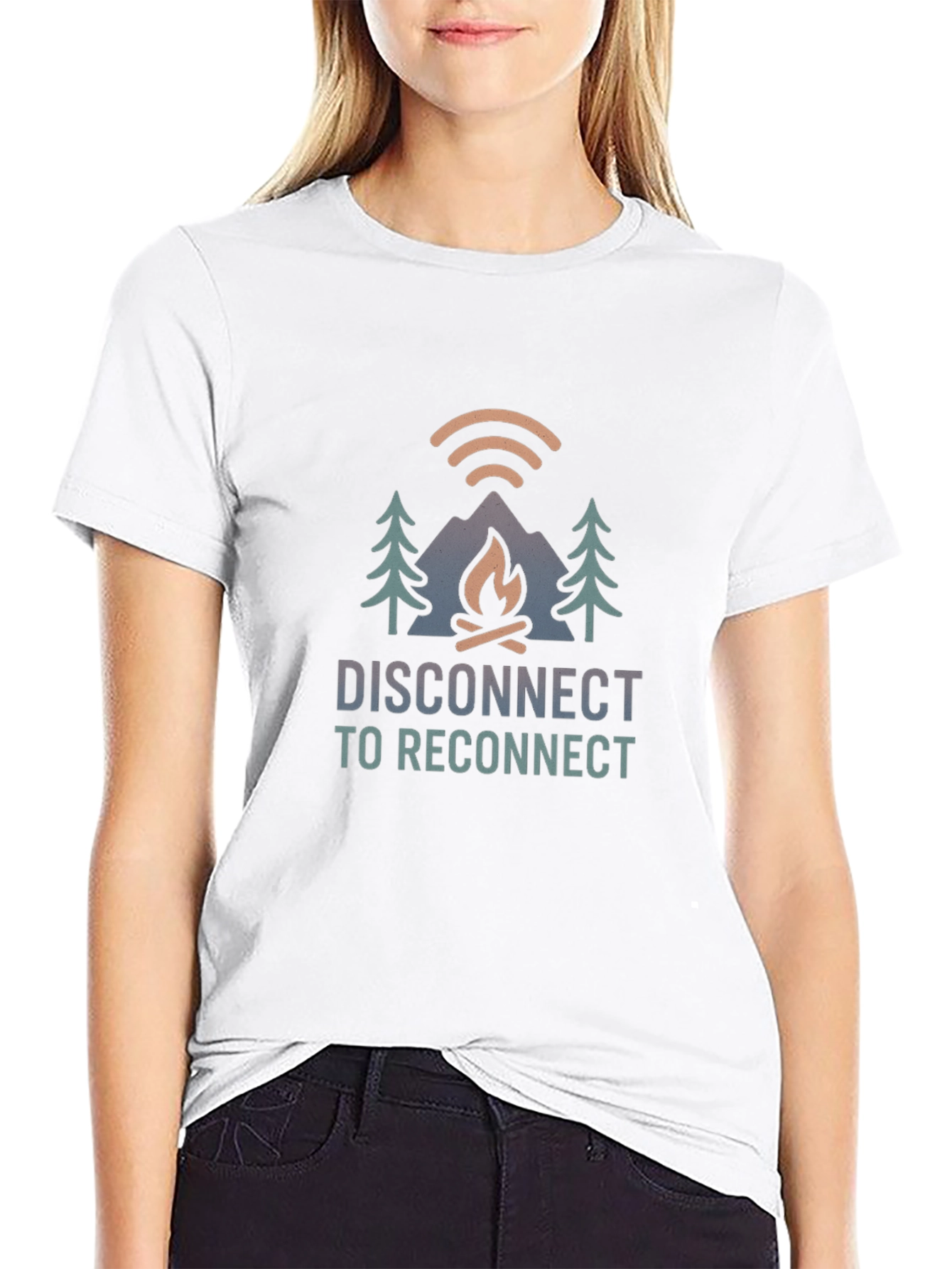 Disconnect to Reconnect Graphic Tee