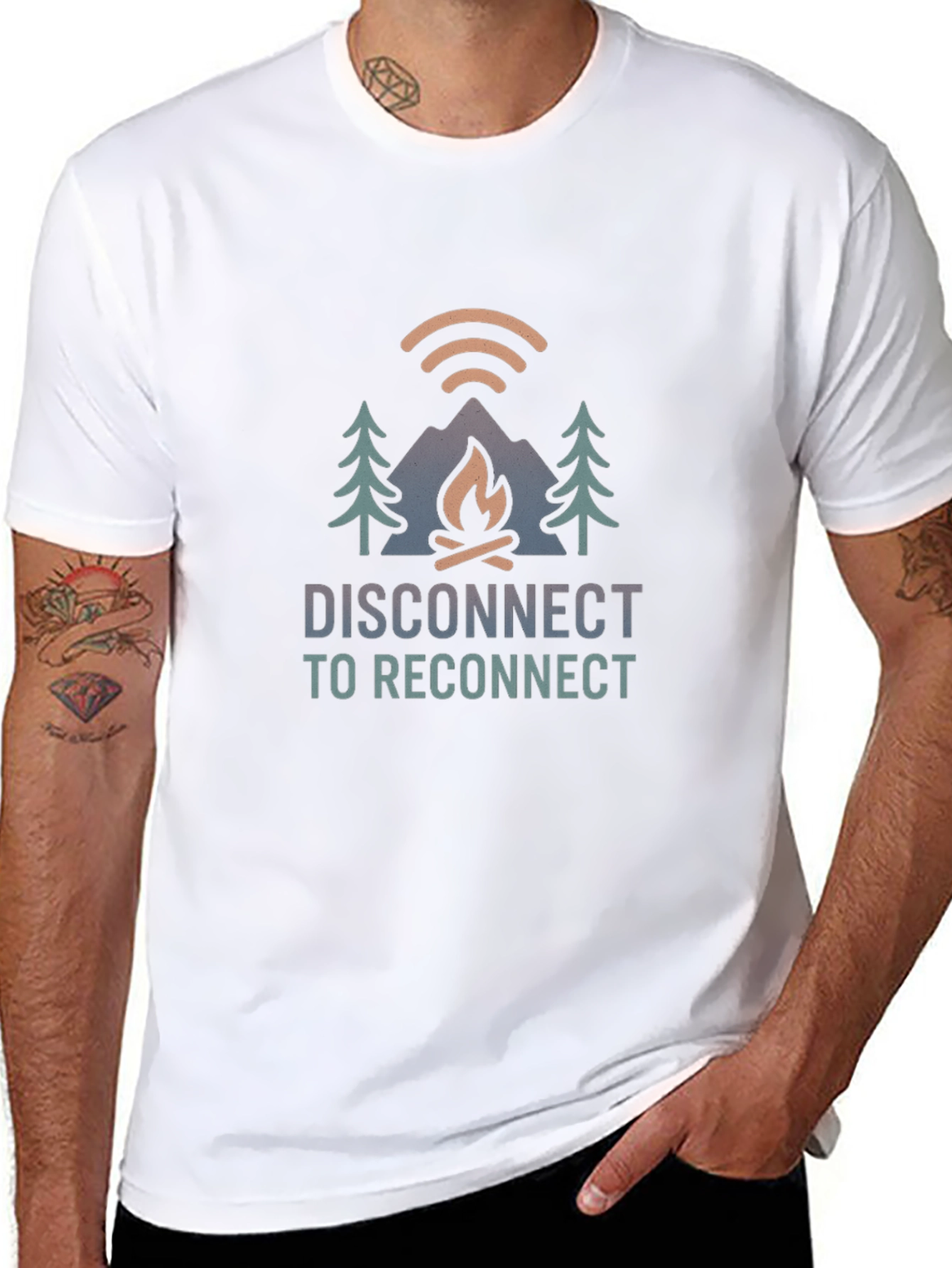 Disconnect to Reconnect Graphic Tee