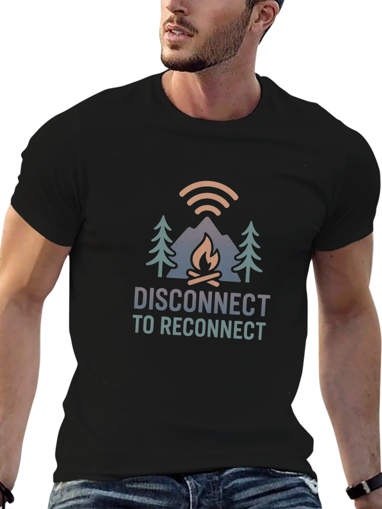 Disconnect to Reconnect Graphic Tee