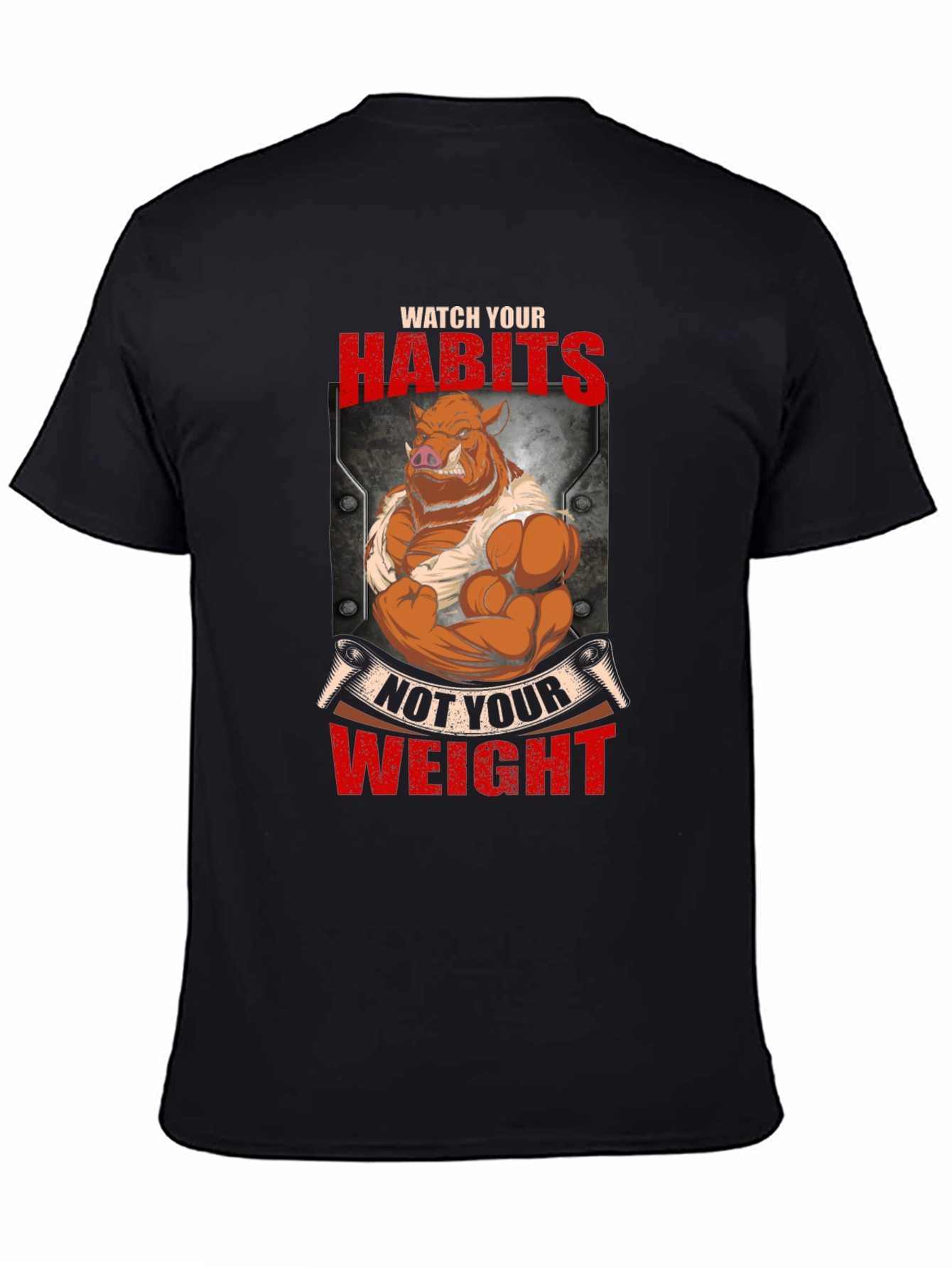 Habits Not Weight Graphic T-Shirt