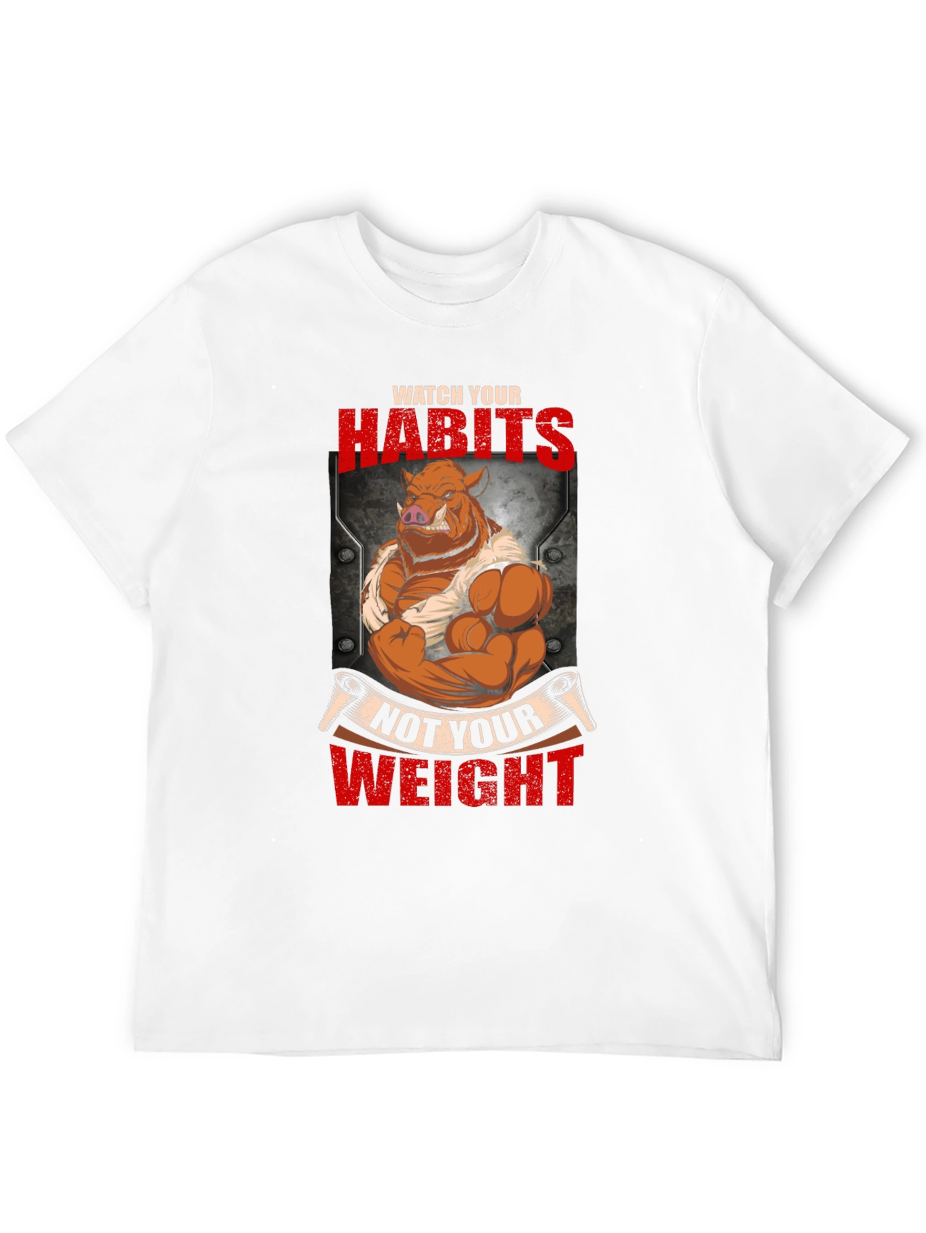 Habits Not Weight Graphic T-Shirt