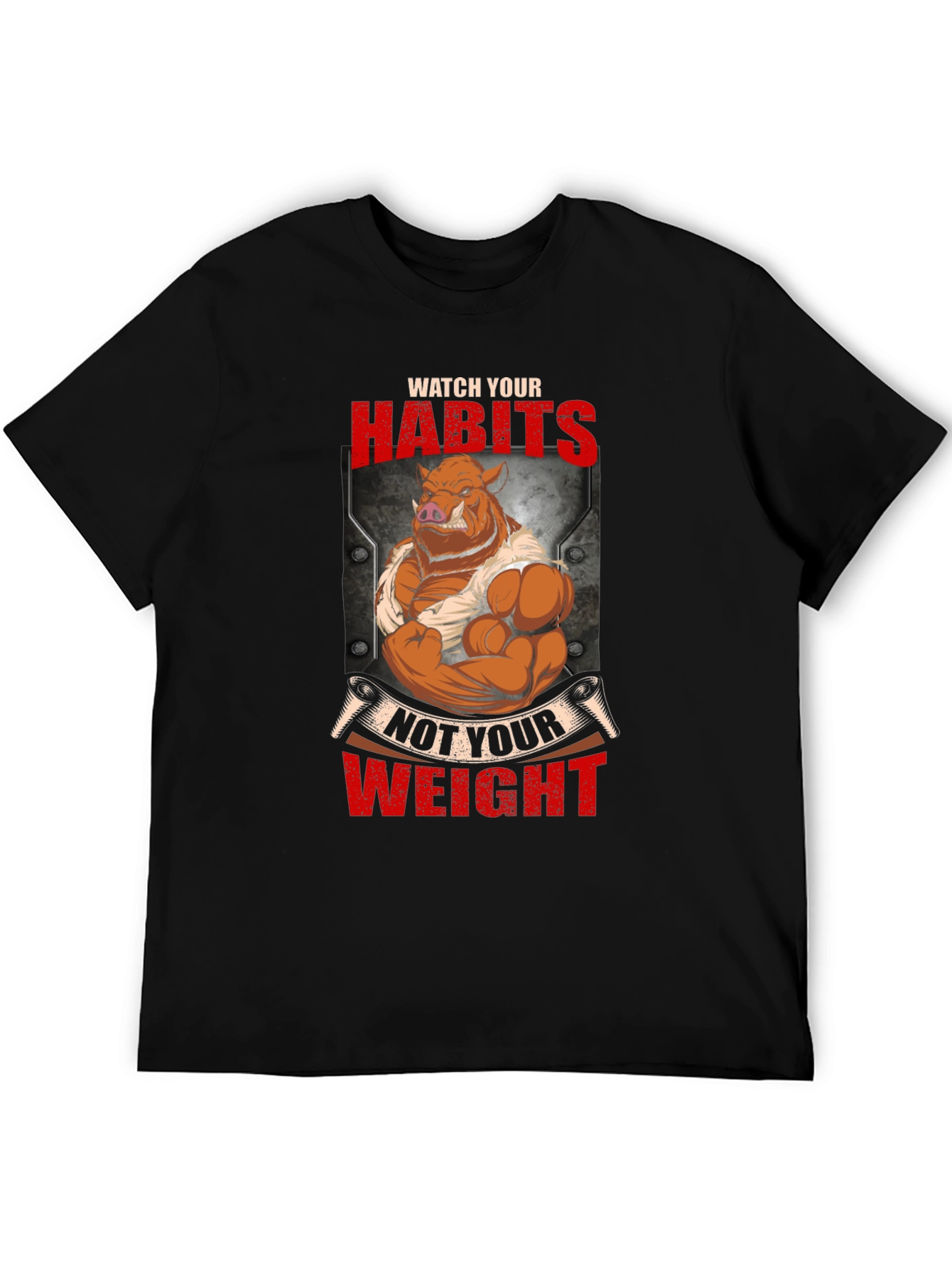 Habits Not Weight Graphic T-Shirt