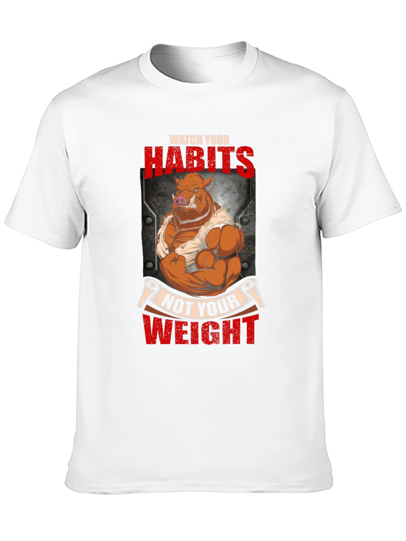 Habits Not Weight Graphic T-Shirt