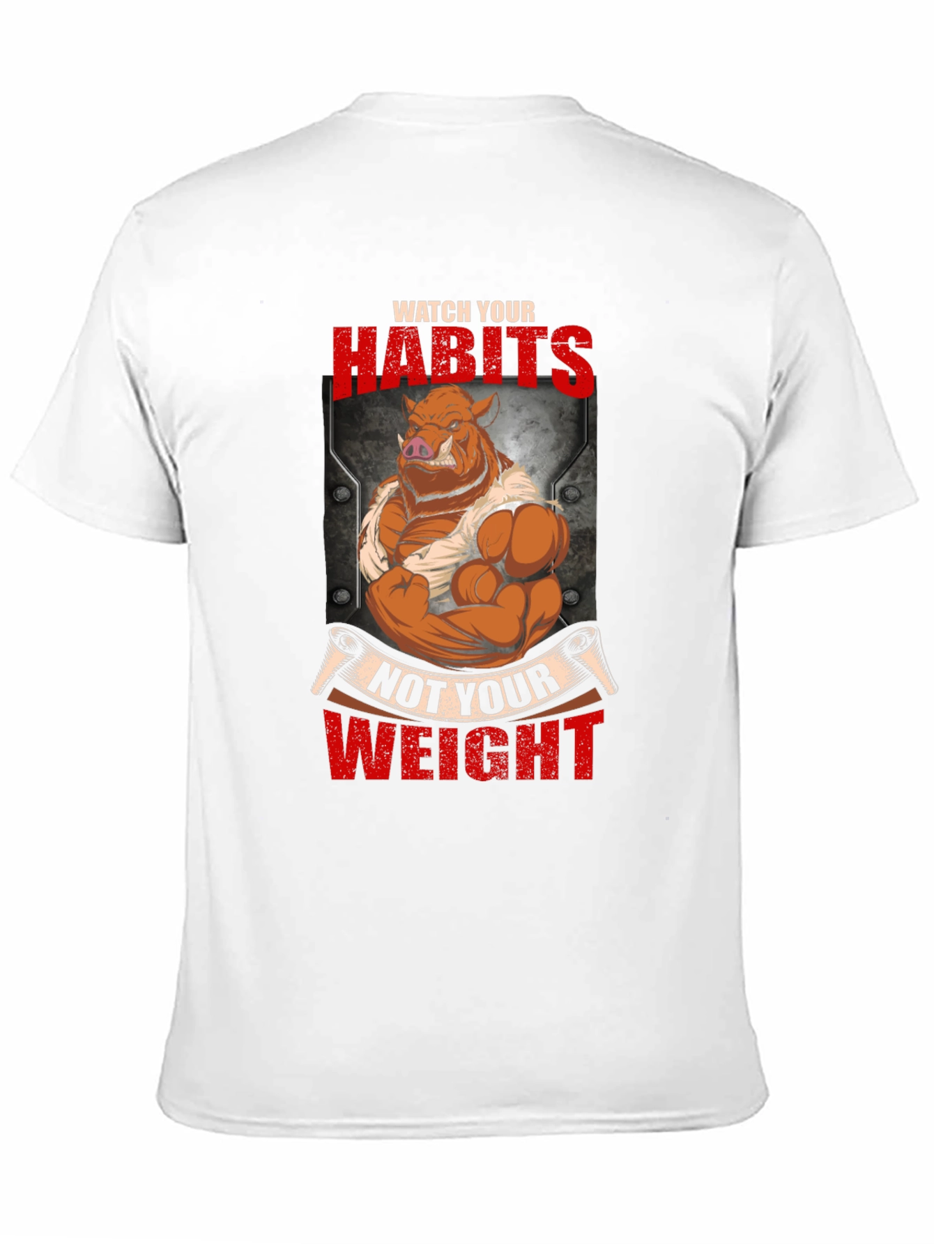 Habits Not Weight Graphic T-Shirt