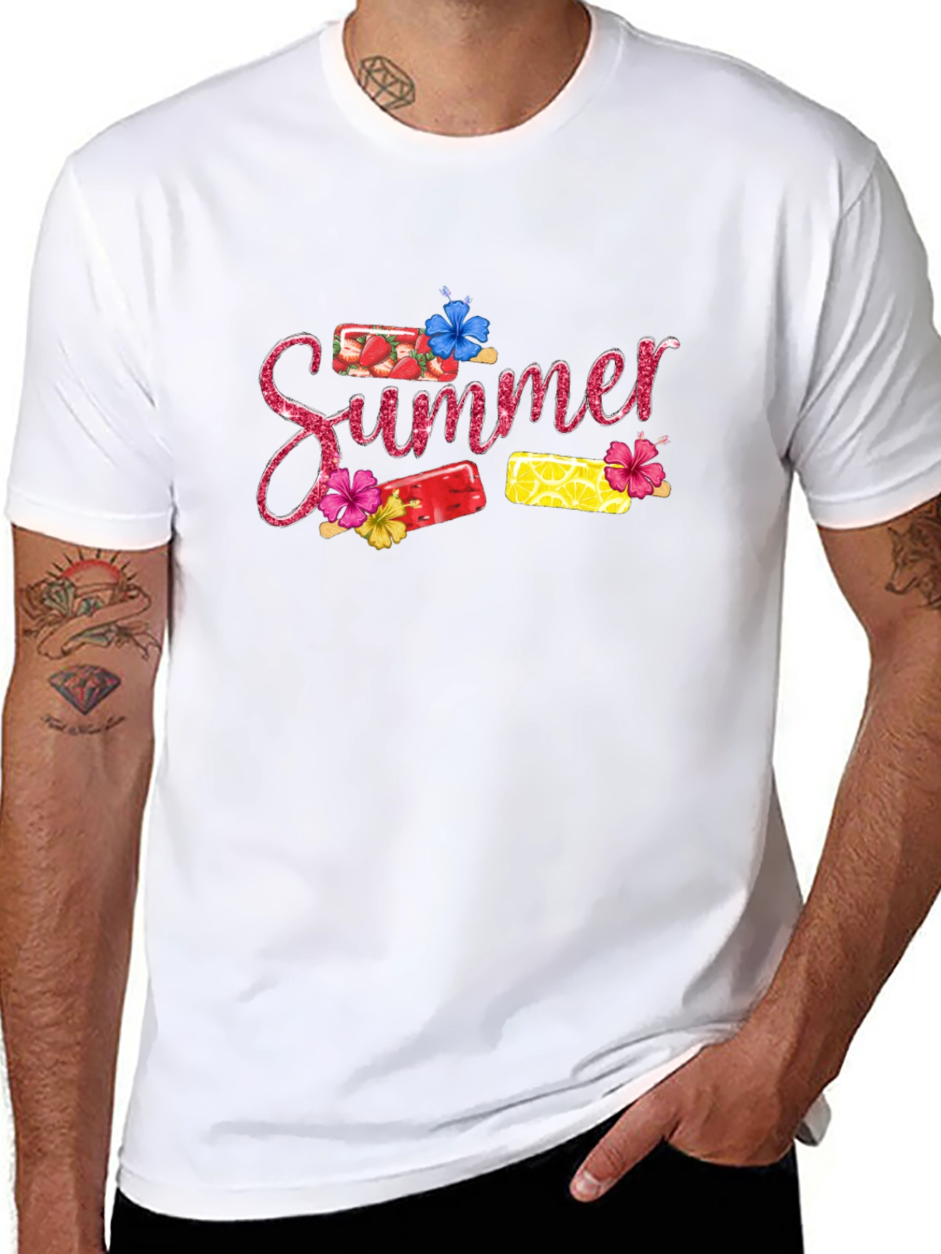 Summer Popsicle Graphic T-Shirt
