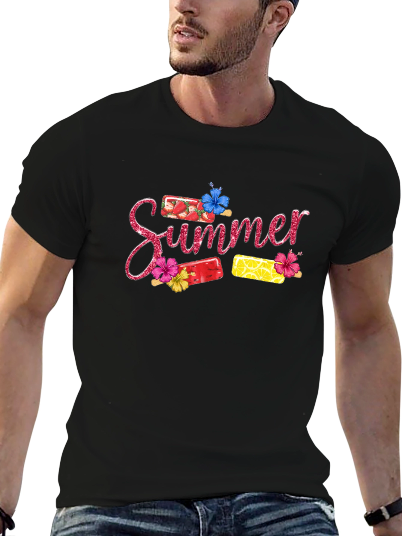 Summer Popsicle Graphic T-Shirt