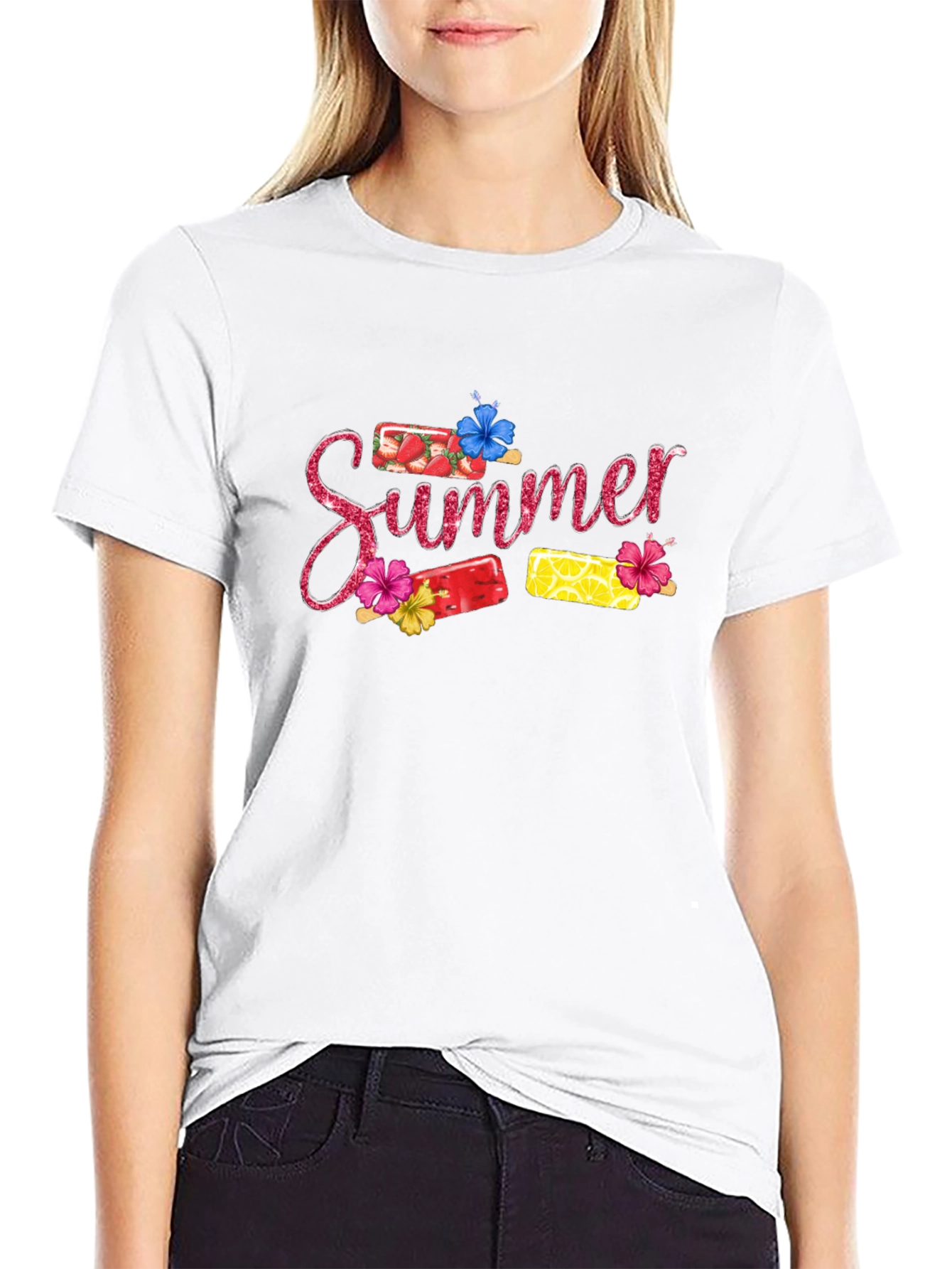 Summer Popsicle Graphic T-Shirt
