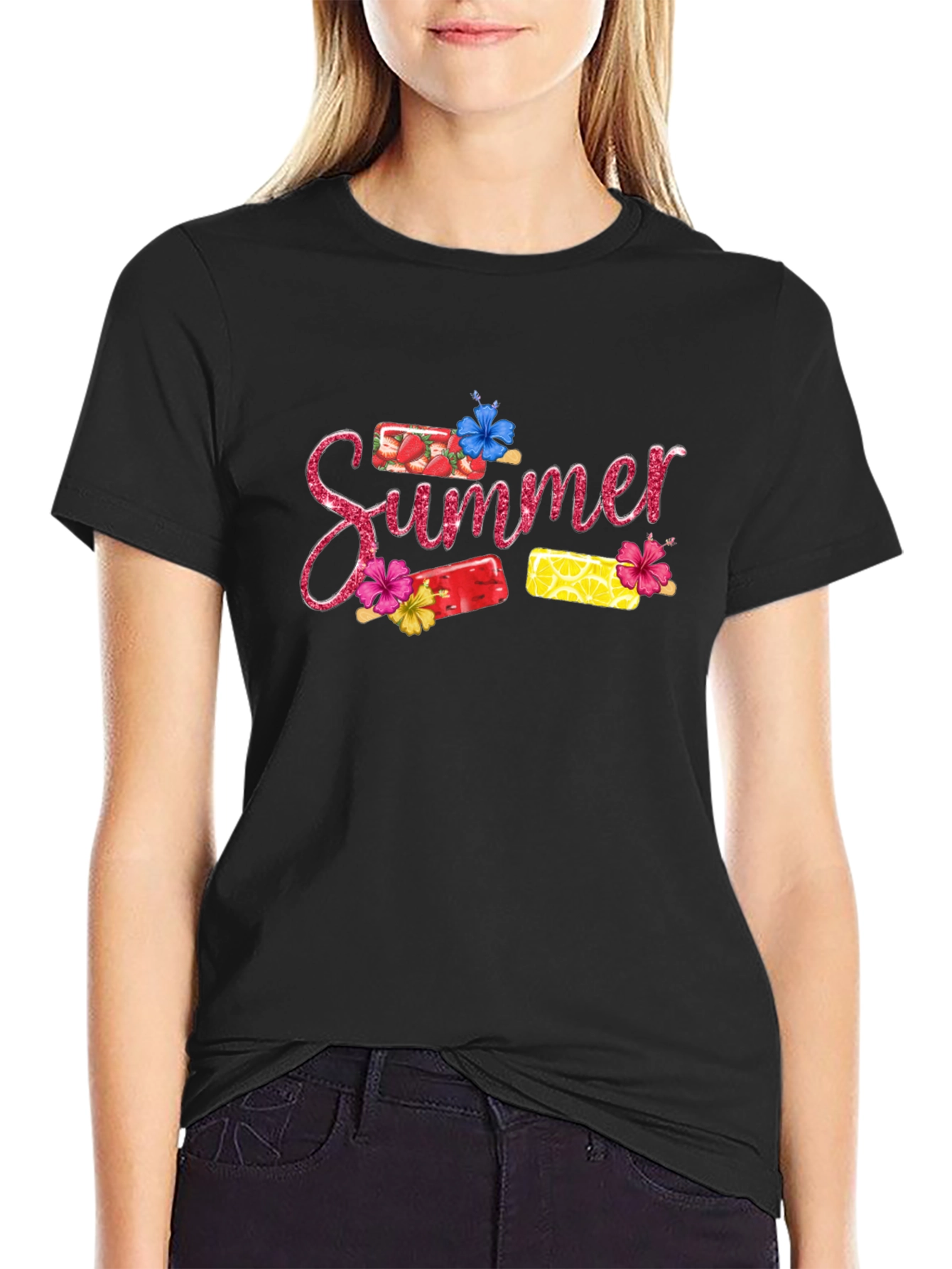 Summer Popsicle Graphic T-Shirt
