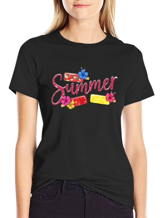 Summer Popsicle Graphic T-Shirt