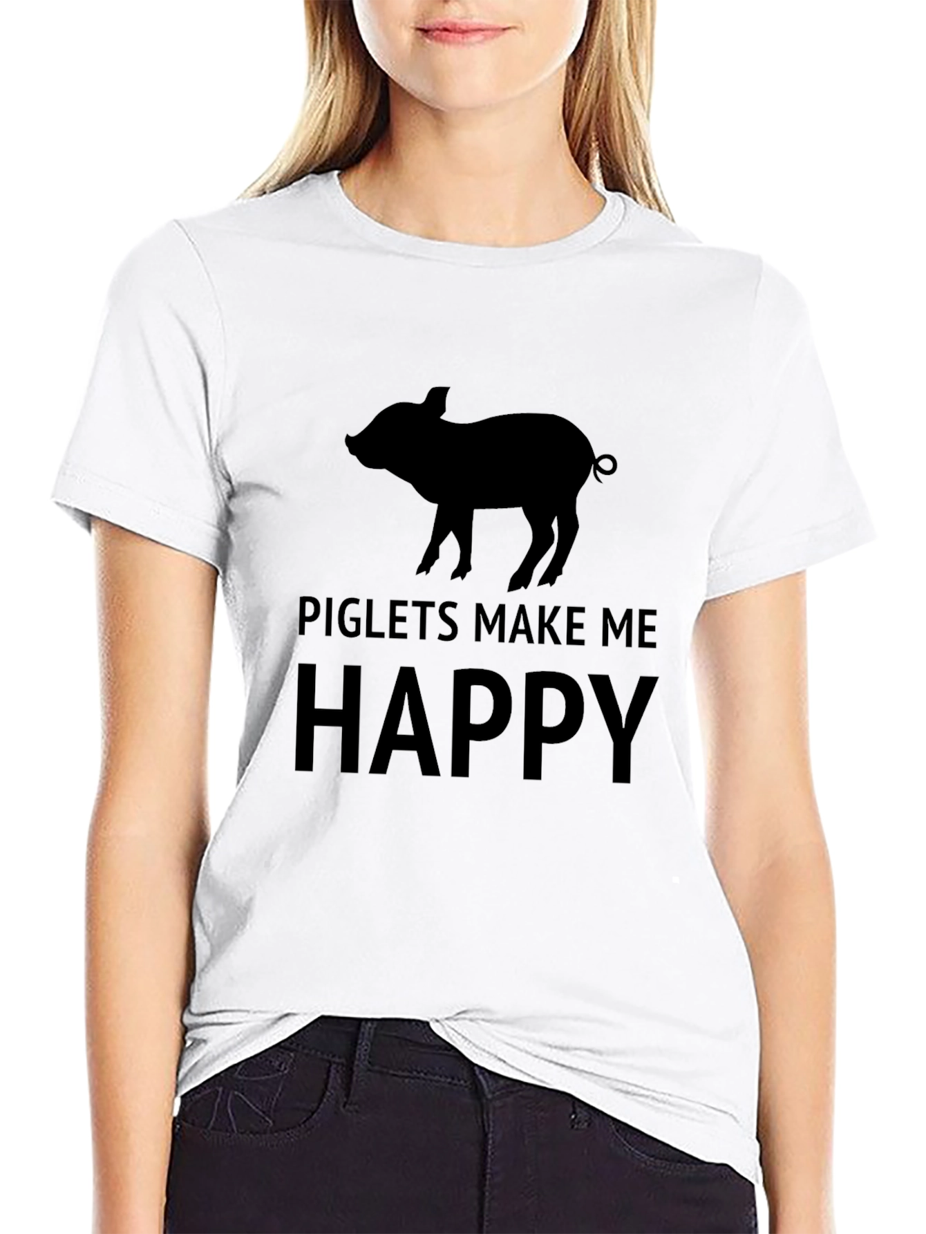 Piglets Make Me Happy T-Shirt