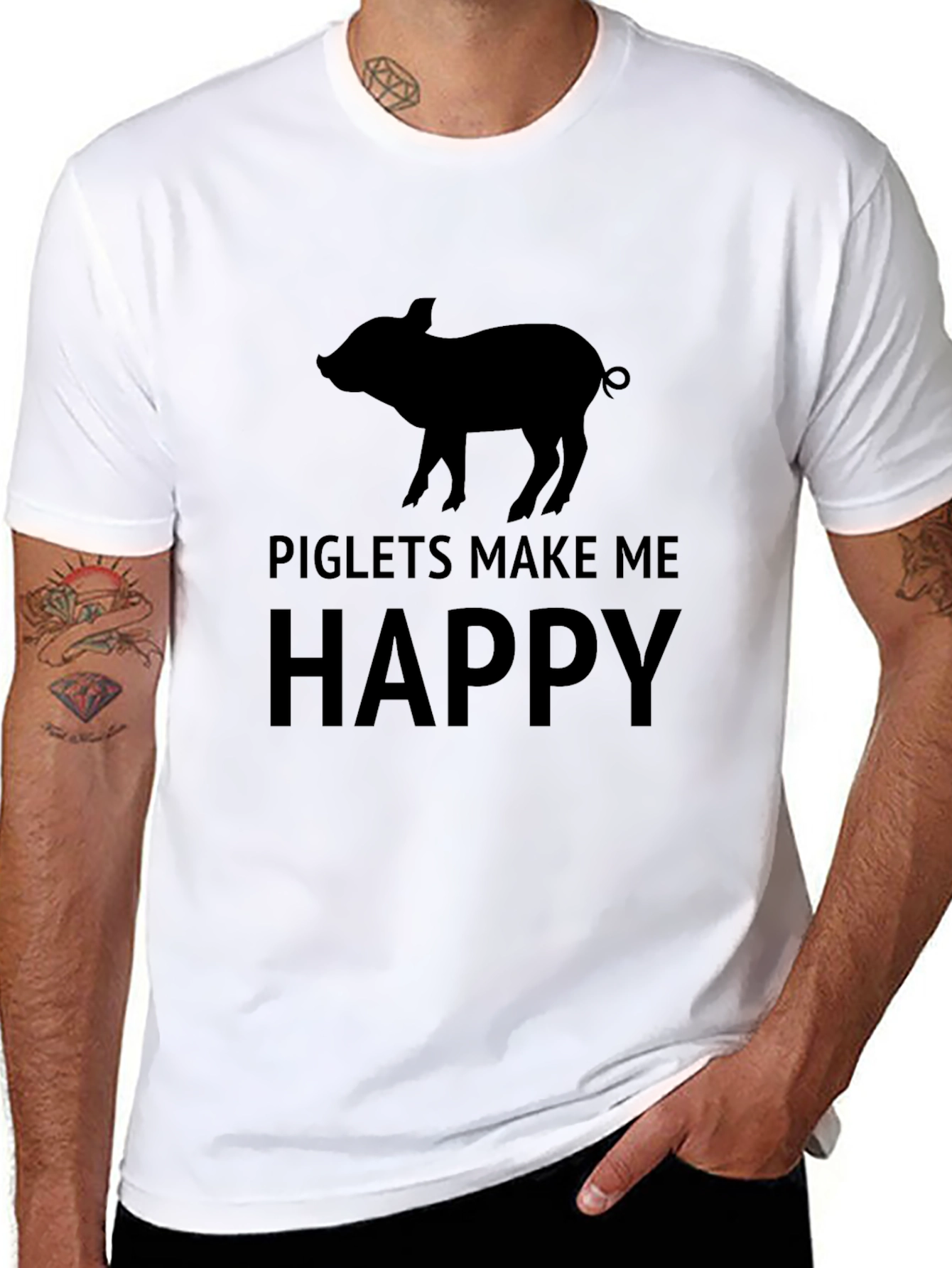 Piglets Make Me Happy T-Shirt