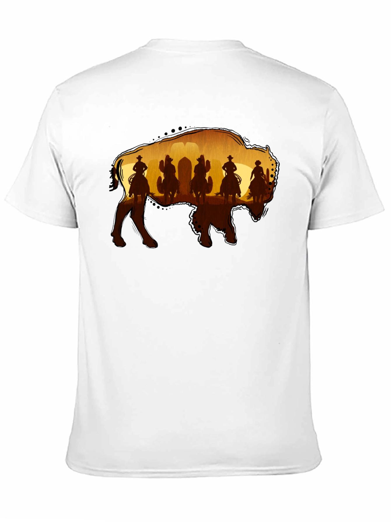 Western Buffalo Rider Graphic Tee