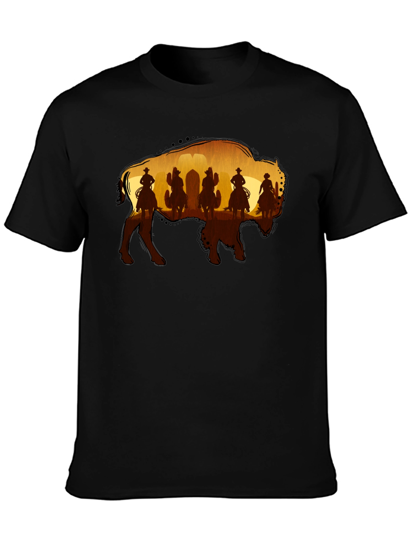 Western Buffalo Rider Graphic Tee