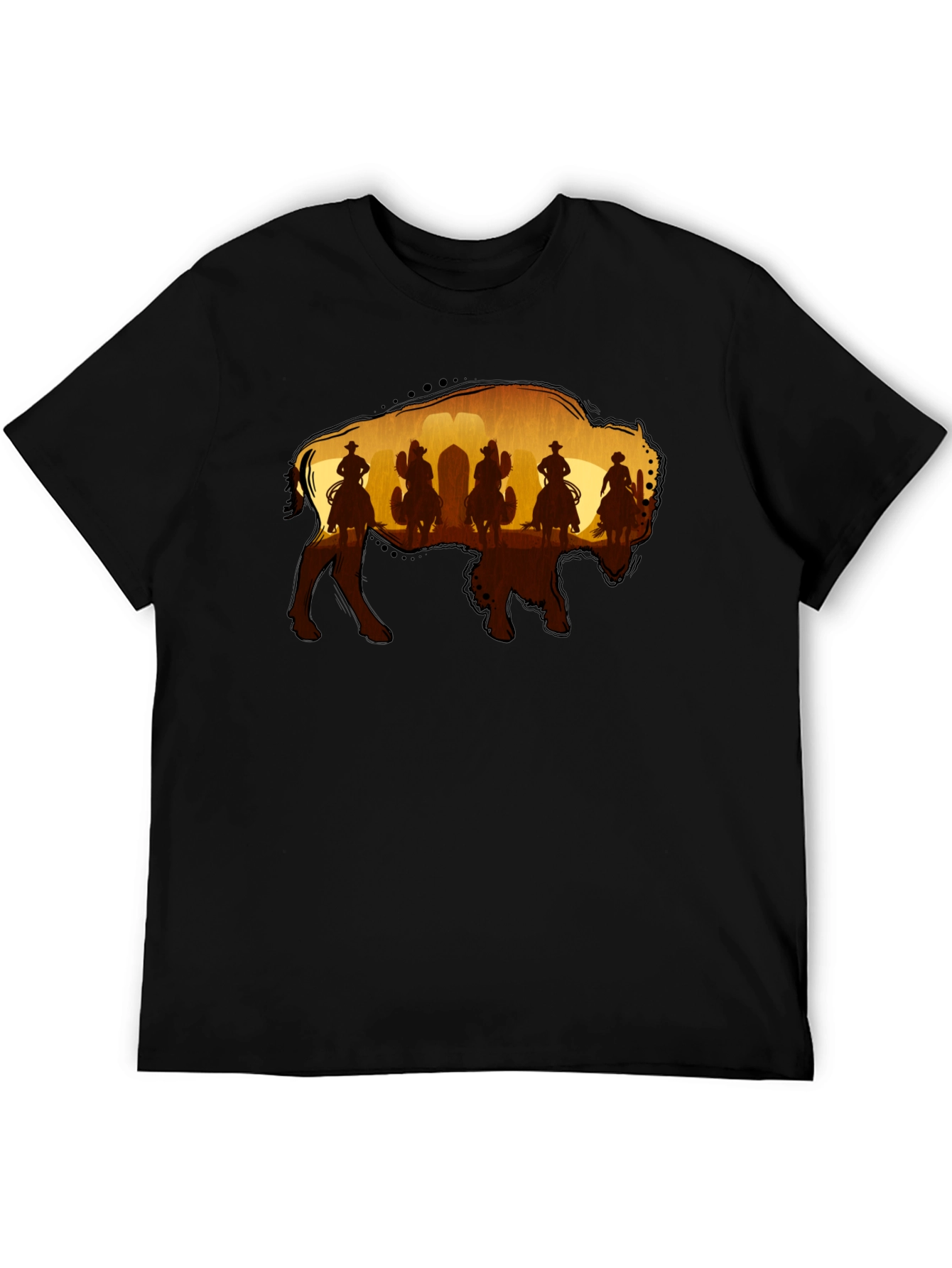 Western Buffalo Rider Graphic Tee