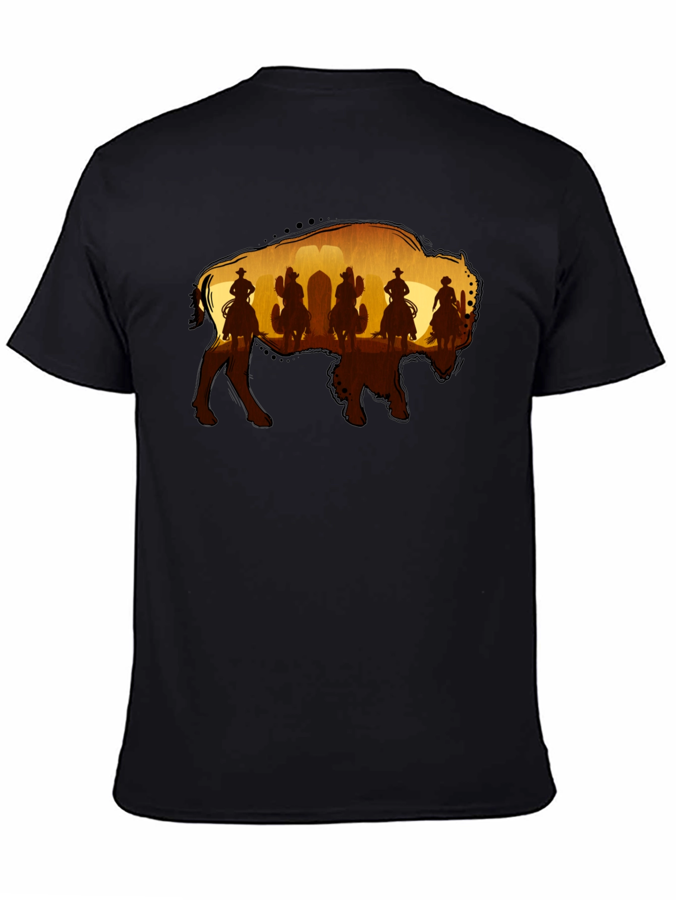 Western Buffalo Rider Graphic Tee