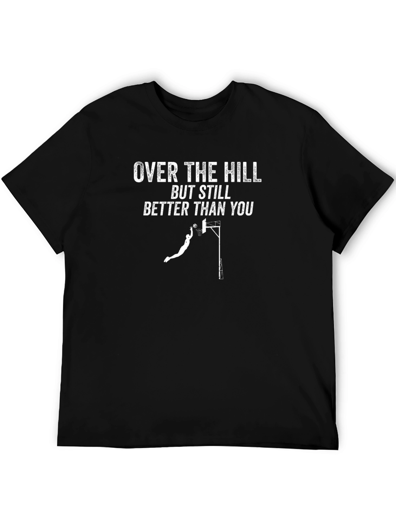Over The Hill Basketball Graphic Tee