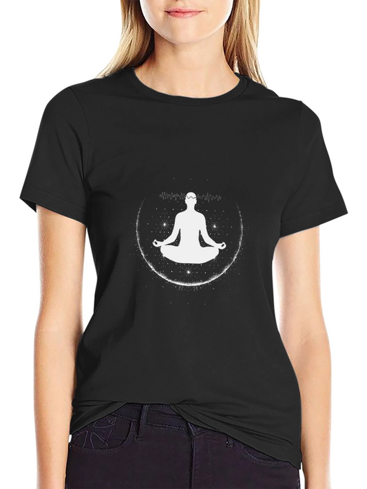 Zen Meditation T-Shirt - Black Yoga Tee