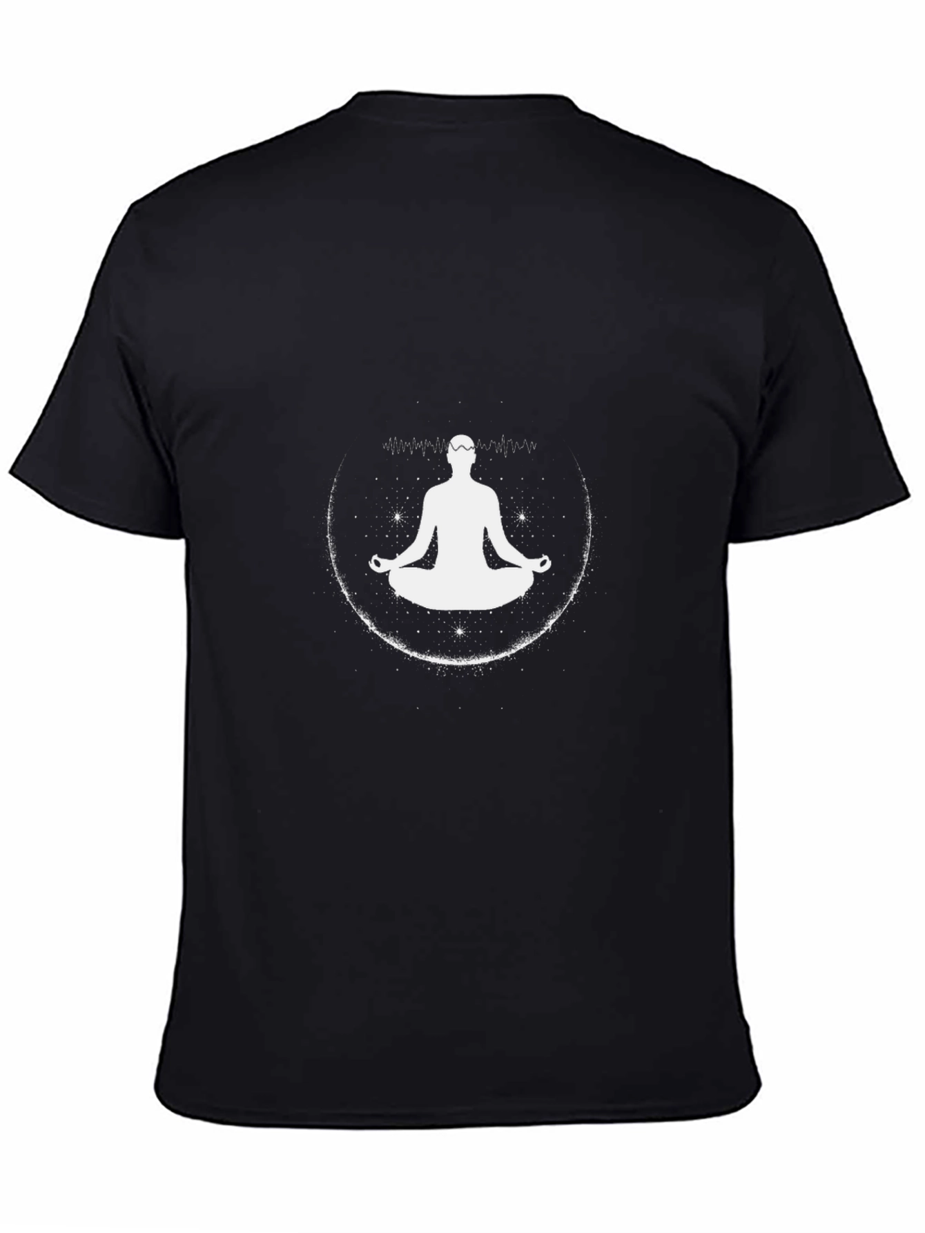 Zen Meditation T-Shirt - Black Yoga Tee