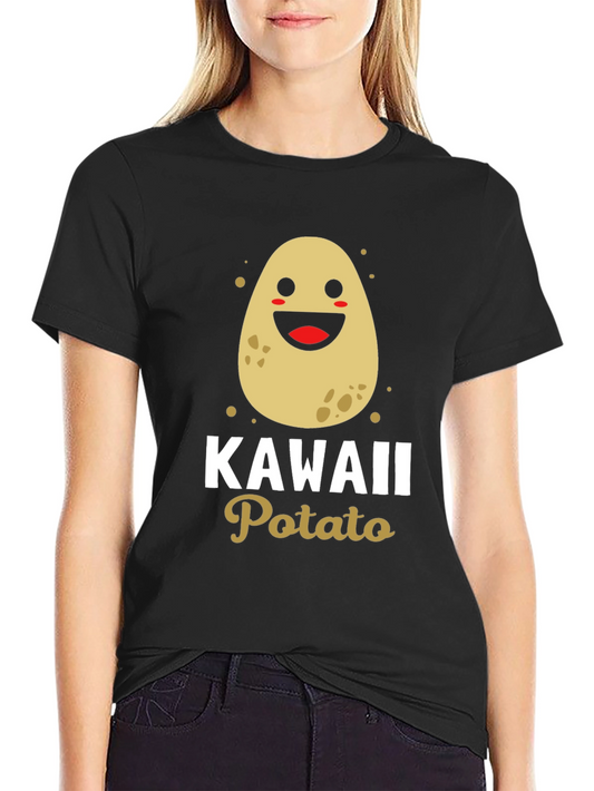 Kawaii Potato T-Shirt - Cute Graphic Tee