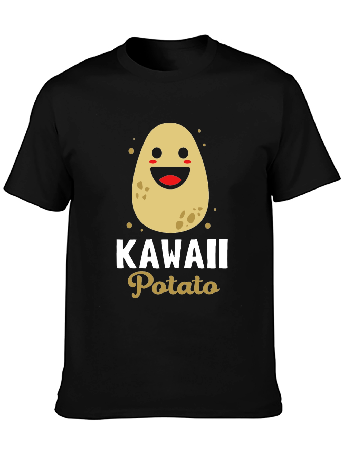 Kawaii Potato T-Shirt - Cute Graphic Tee