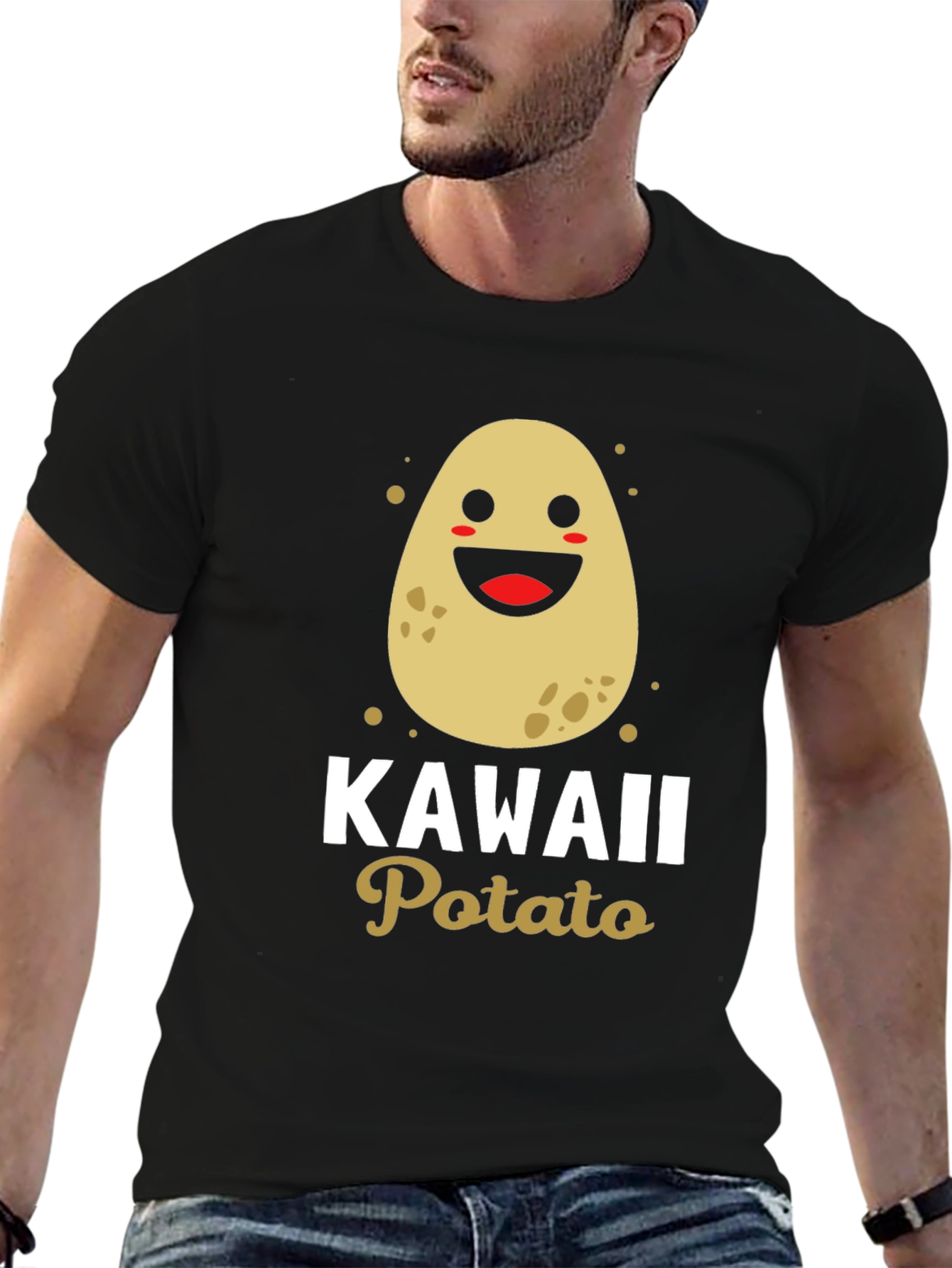 Kawaii Potato T-Shirt - Cute Graphic Tee
