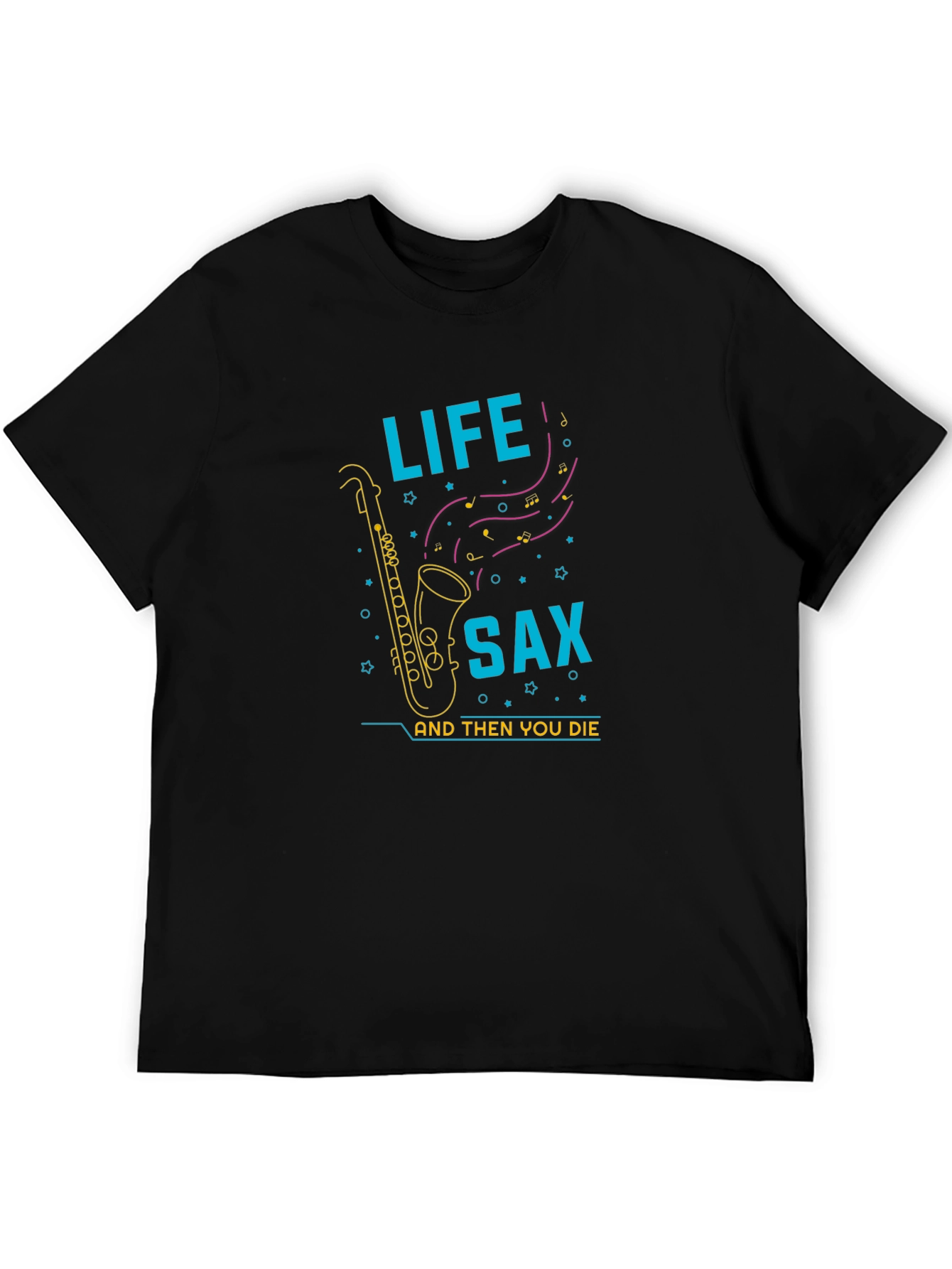 Life Sax T-Shirt: Unique Musical Graphic Tee