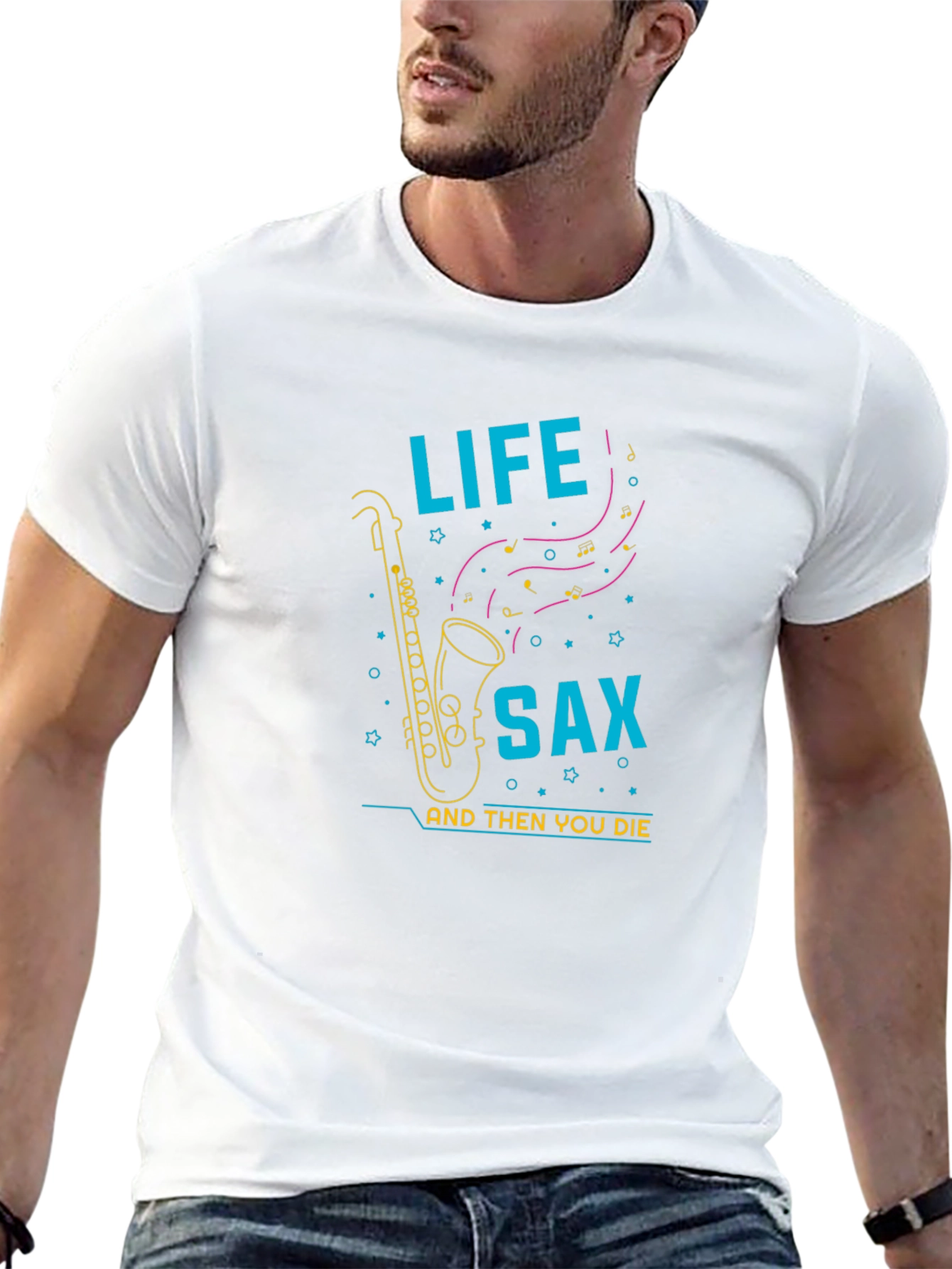 Life Sax T-Shirt: Unique Musical Graphic Tee