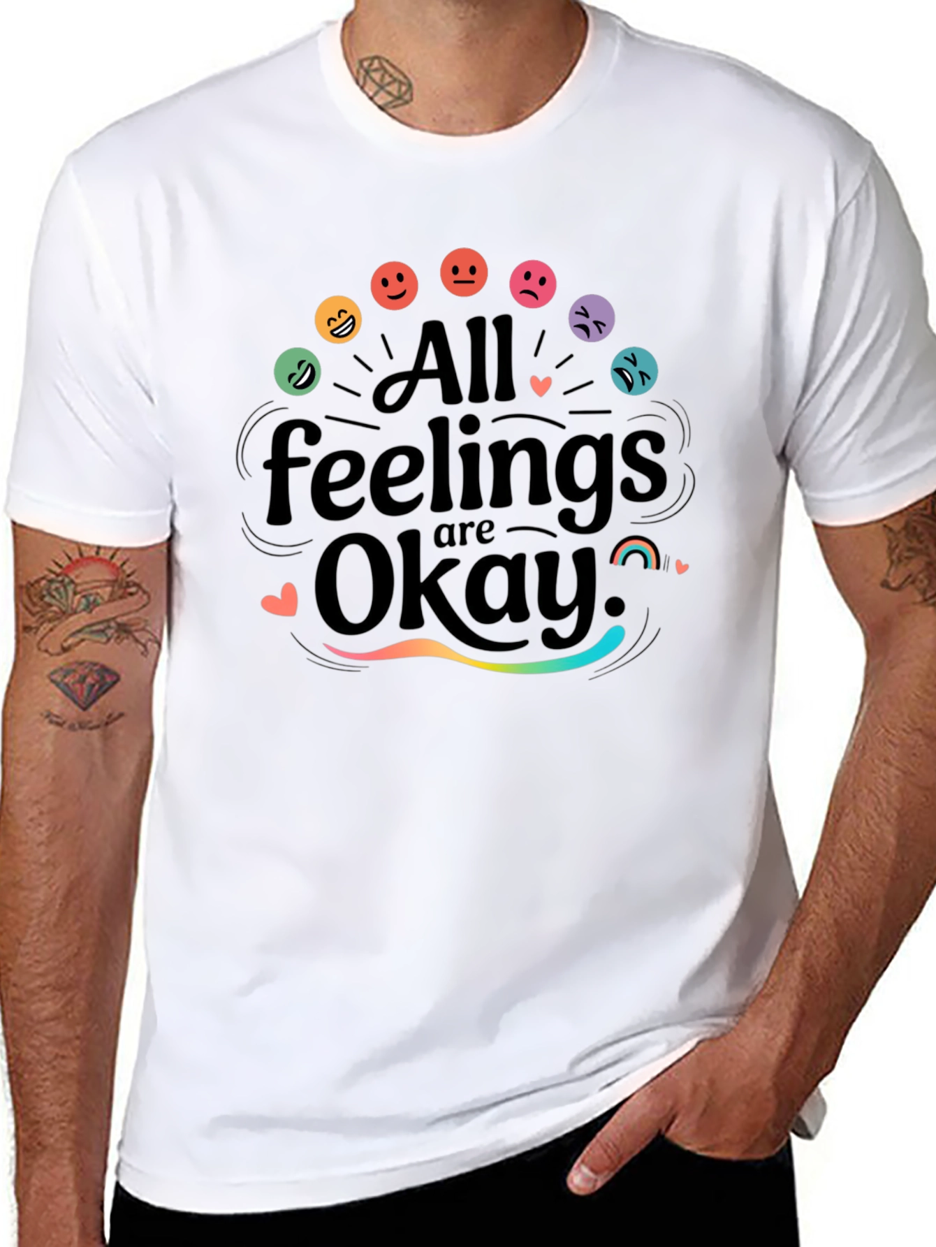 All Feelings are Okay Graphic T-Shirt