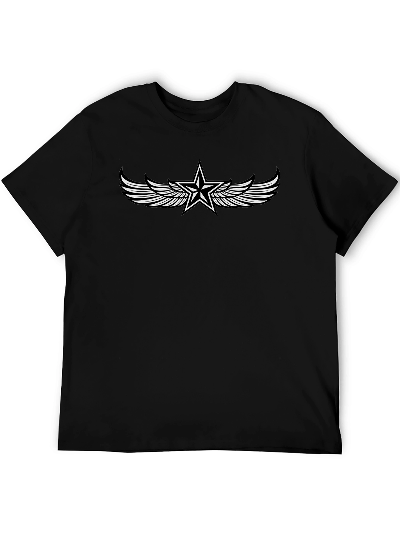 Black Star Wing Graphic Tee