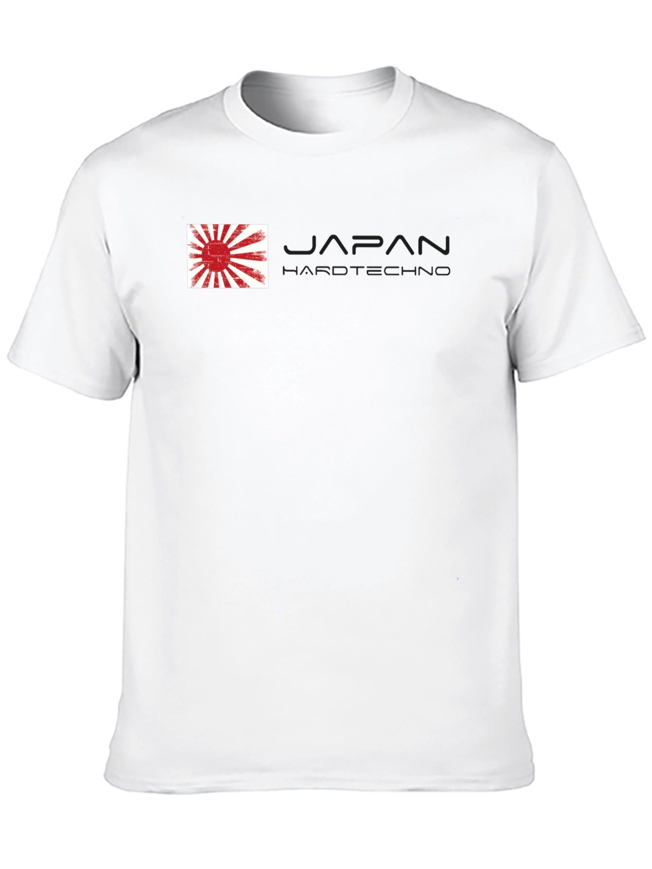 Japan Hardtechno Graphic Tee - Stylish Black T-Shirt