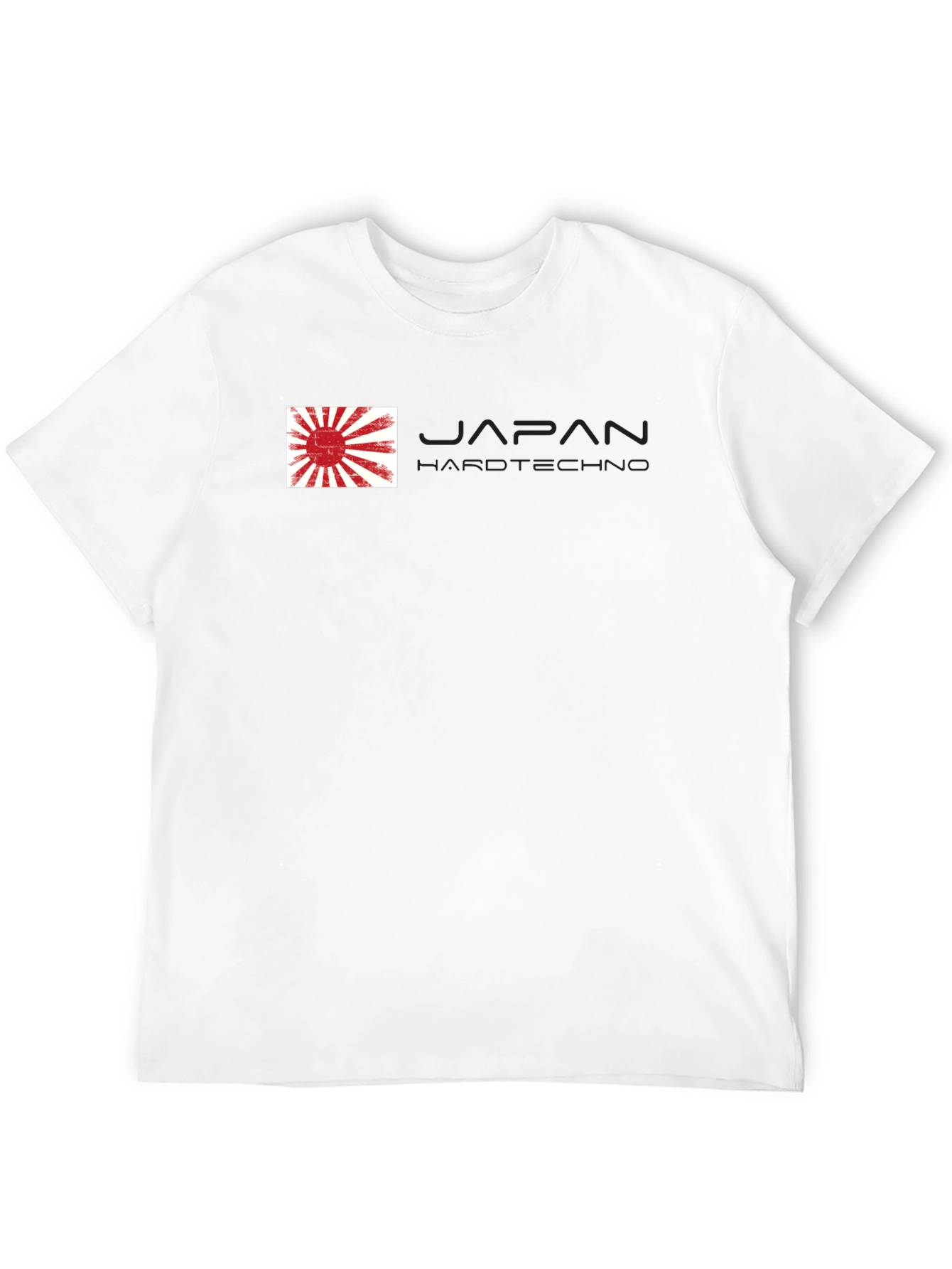 Japan Hardtechno Graphic Tee - Stylish Black T-Shirt