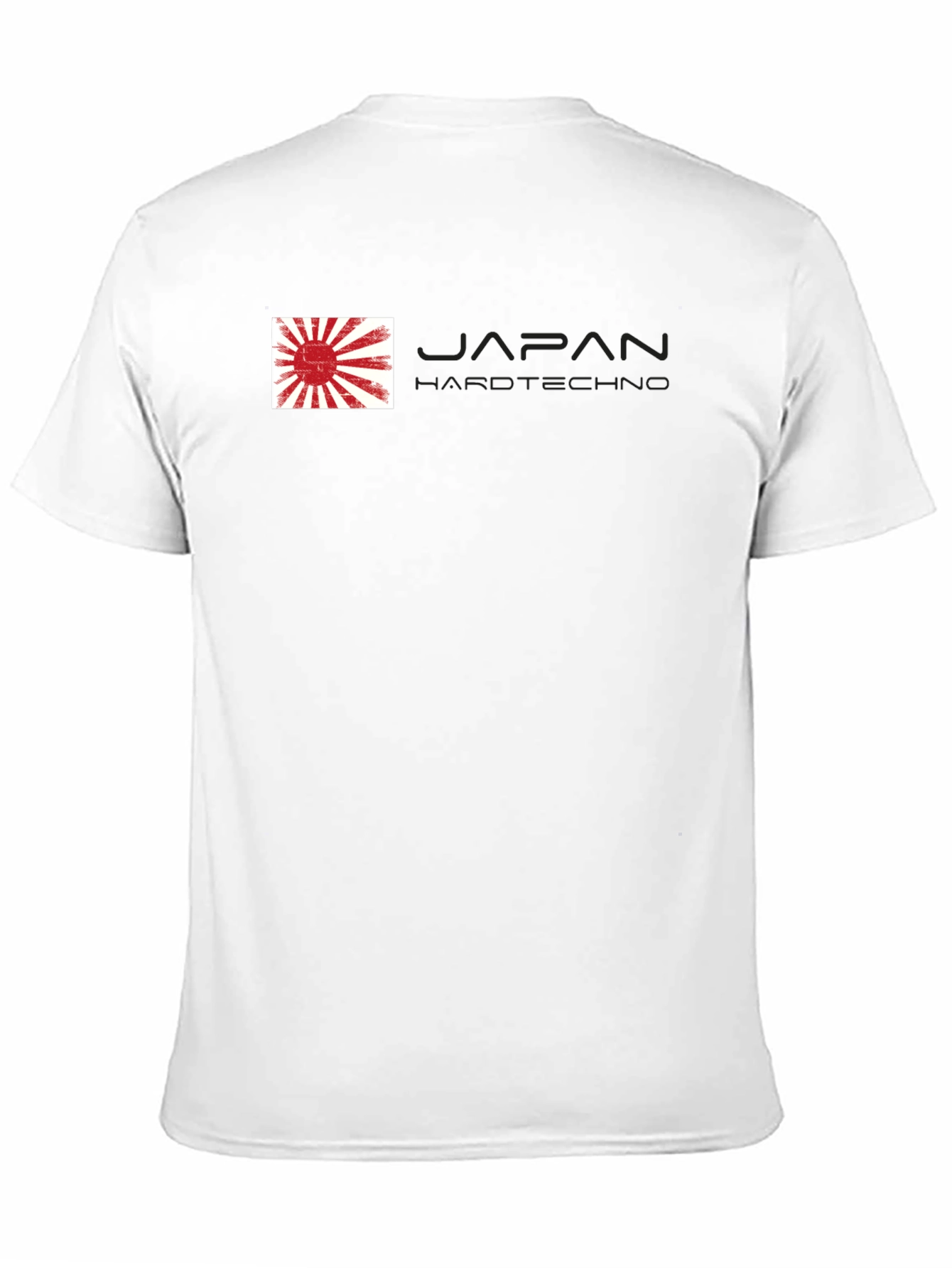 Japan Hardtechno Graphic Tee - Stylish Black T-Shirt