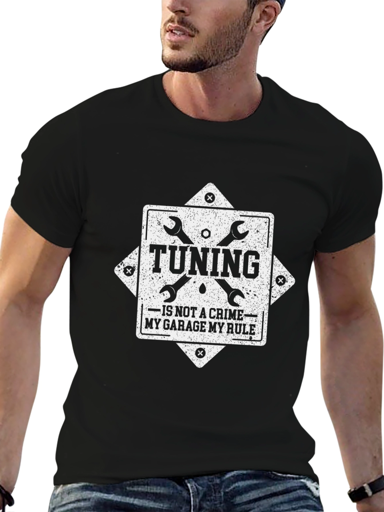 Tuning Is Not A Crime Graphic Tee